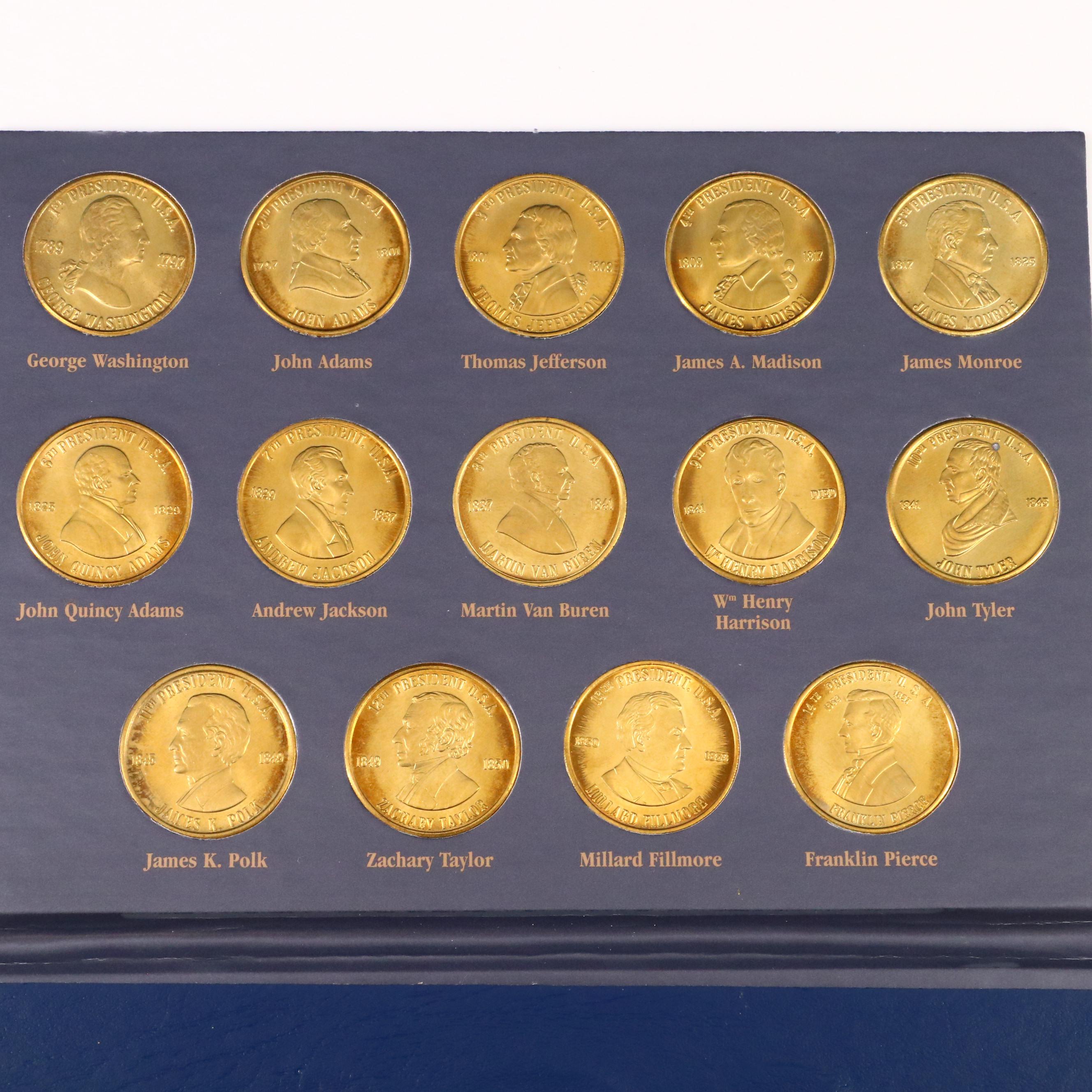 "A Coin History of the U.S. Presidents" Commemorative Medal Set