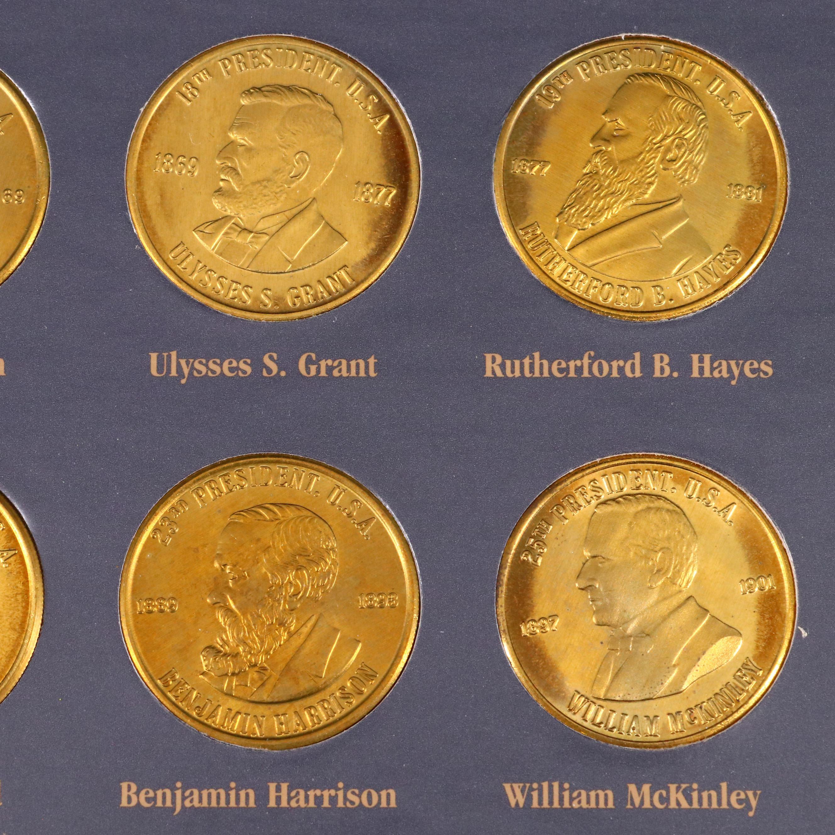 "A Coin History of the U.S. Presidents" Commemorative Medal Set