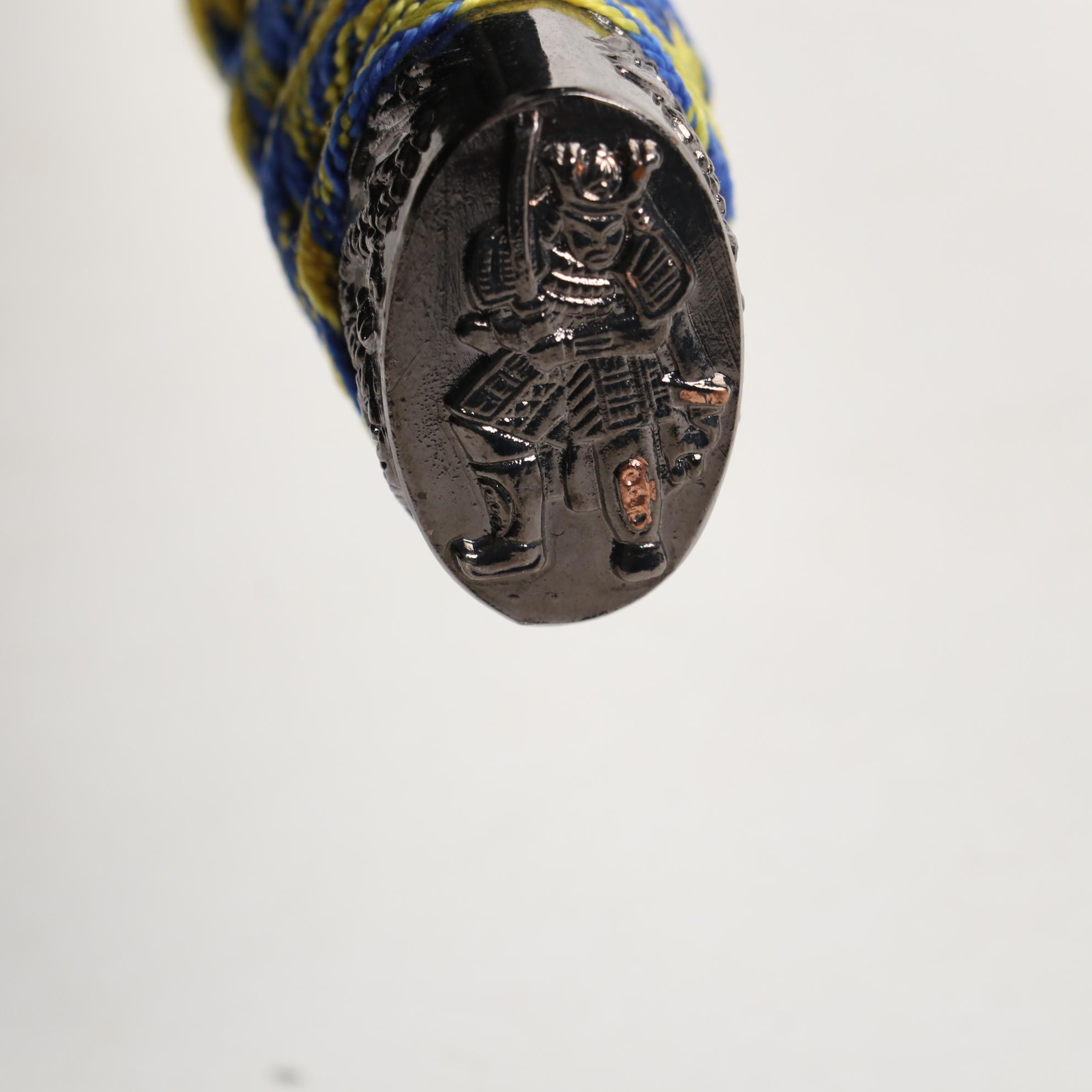 Japanese Style Katana, Wakizashi and Tanto Set with Sheaths and Kake Stand