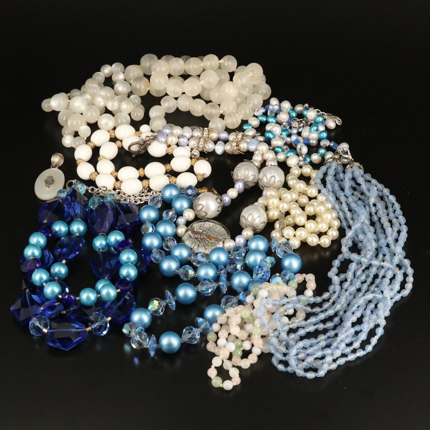Beaded Necklaces Including Sterling