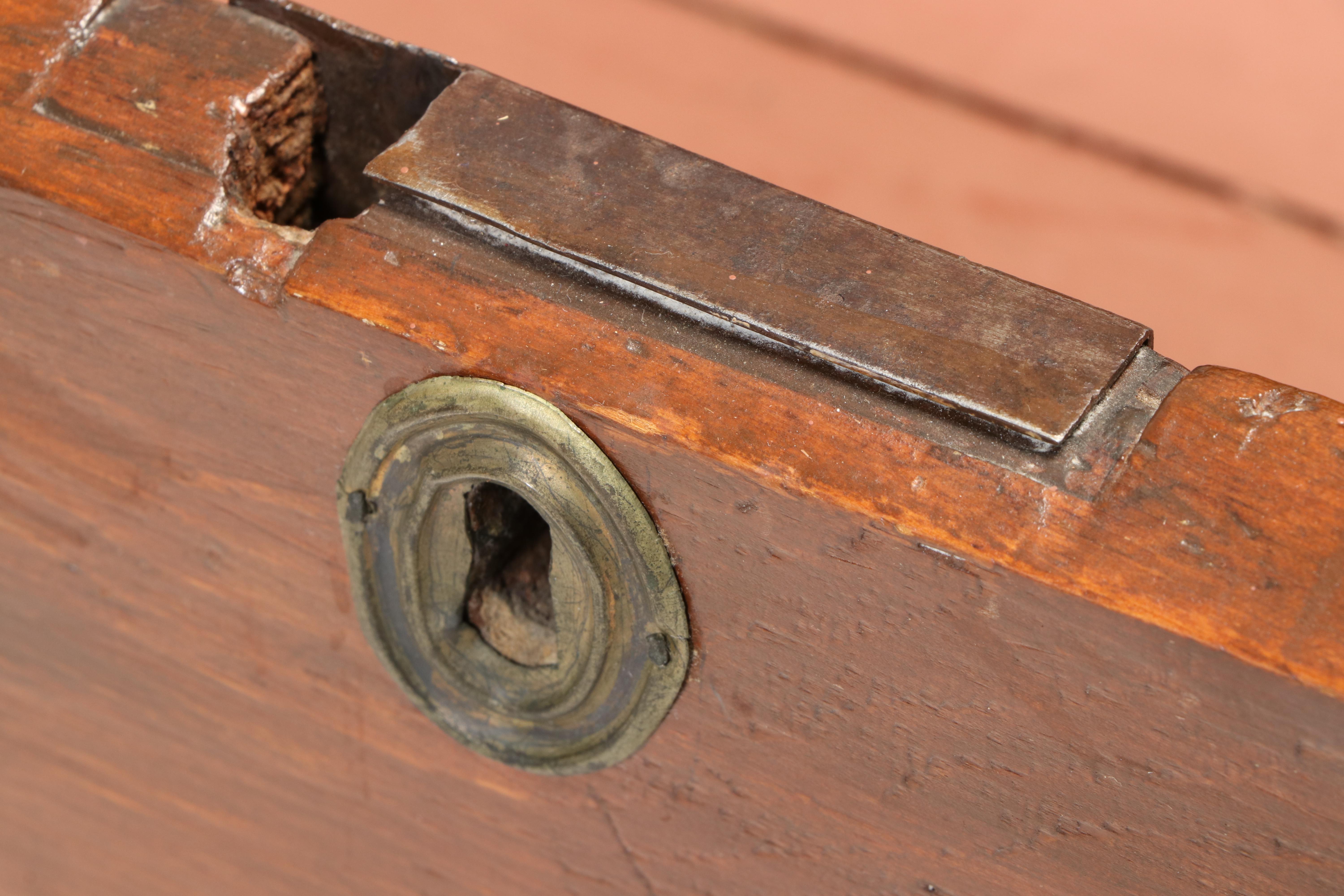 American Primitive Walnut Schoolmaster's Desk, 19th Century