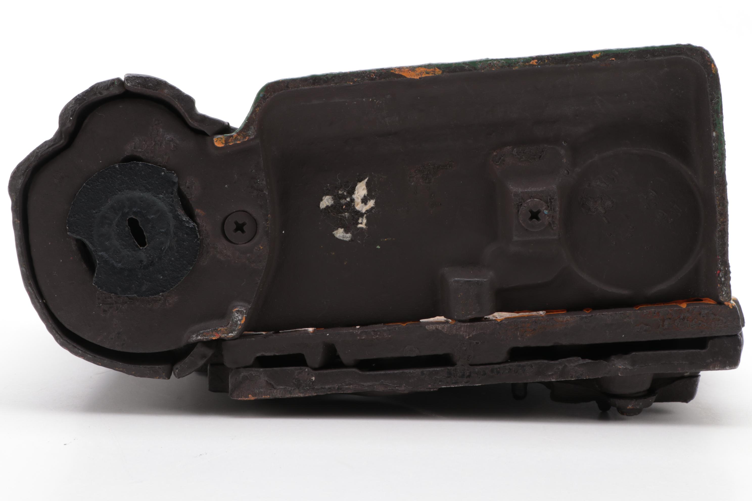 Cast Iron Mechanical Coin Banks Including "Leap Frog" and "Monkey"