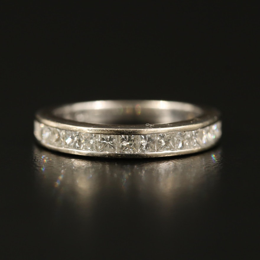 14K Channel Set Diamond Band