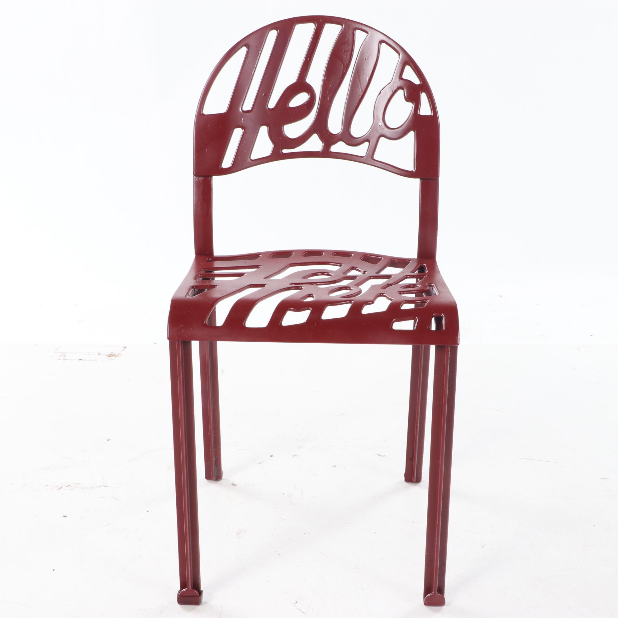 Set of Five Jeremy Harvey for Artifort "Hello There" Dining Chairs, circa 1970