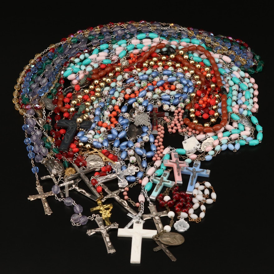 Colorful Rosary Assortment