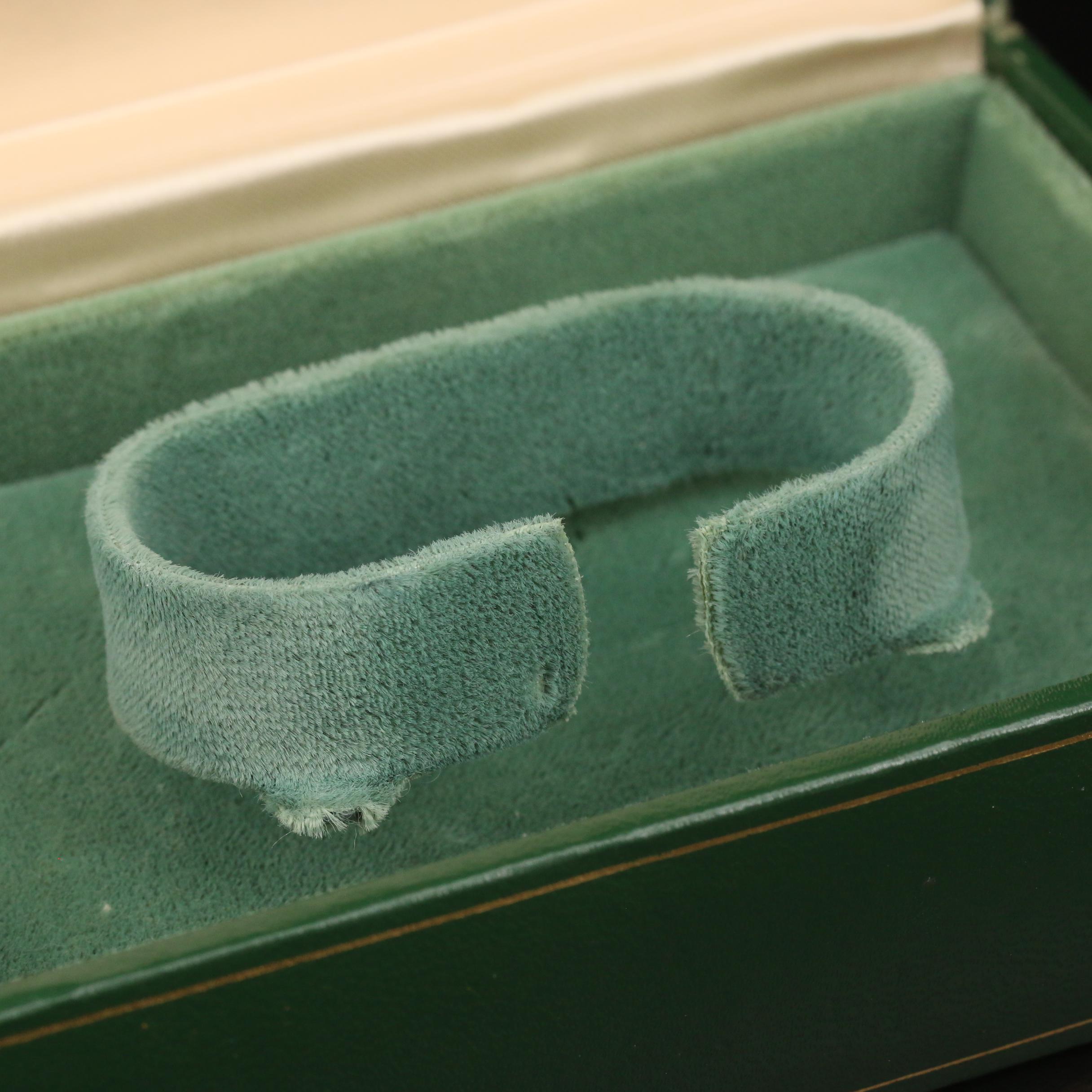 Vintage Rolex Green Leather Watch Case