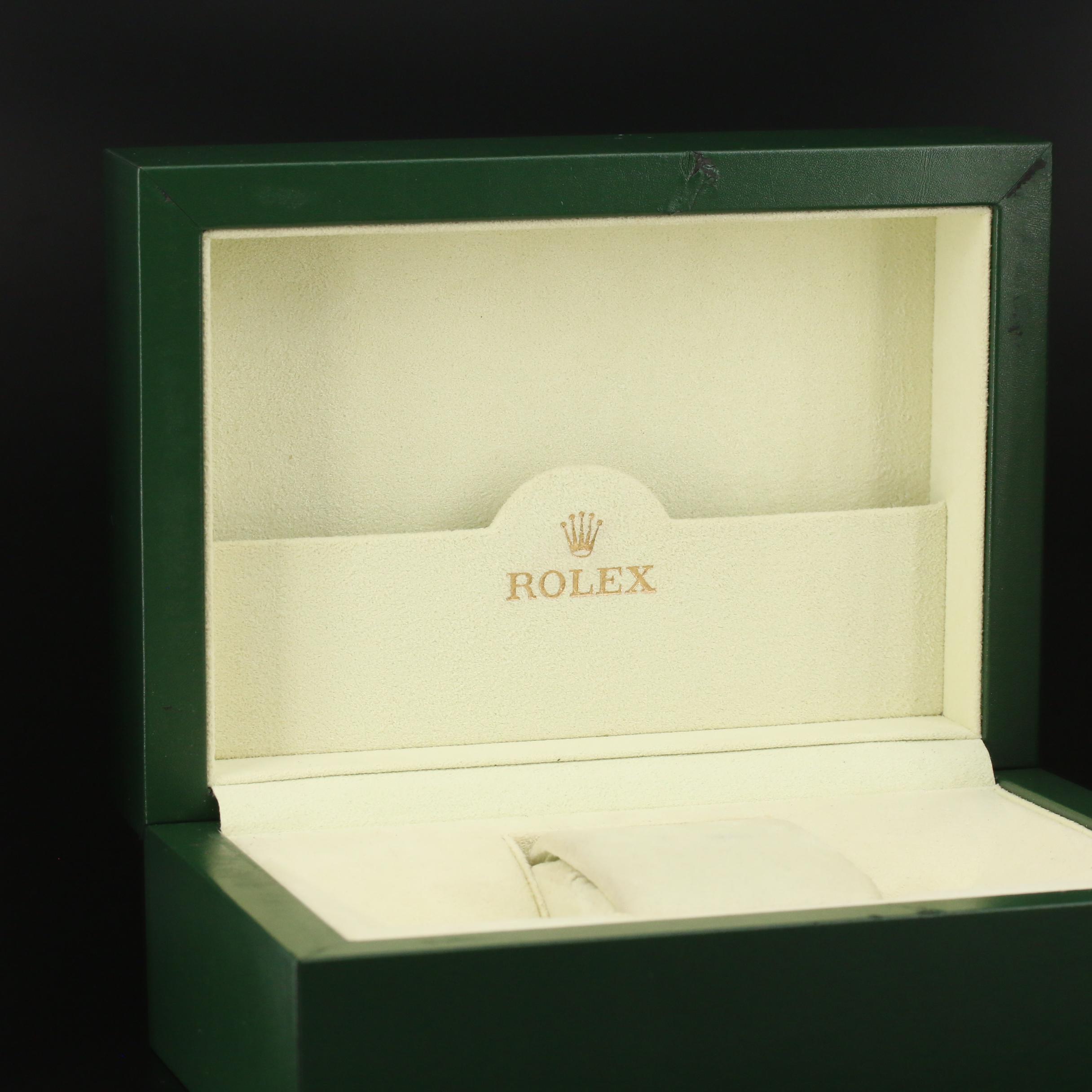 Rolex Green Vinyl Watch Case