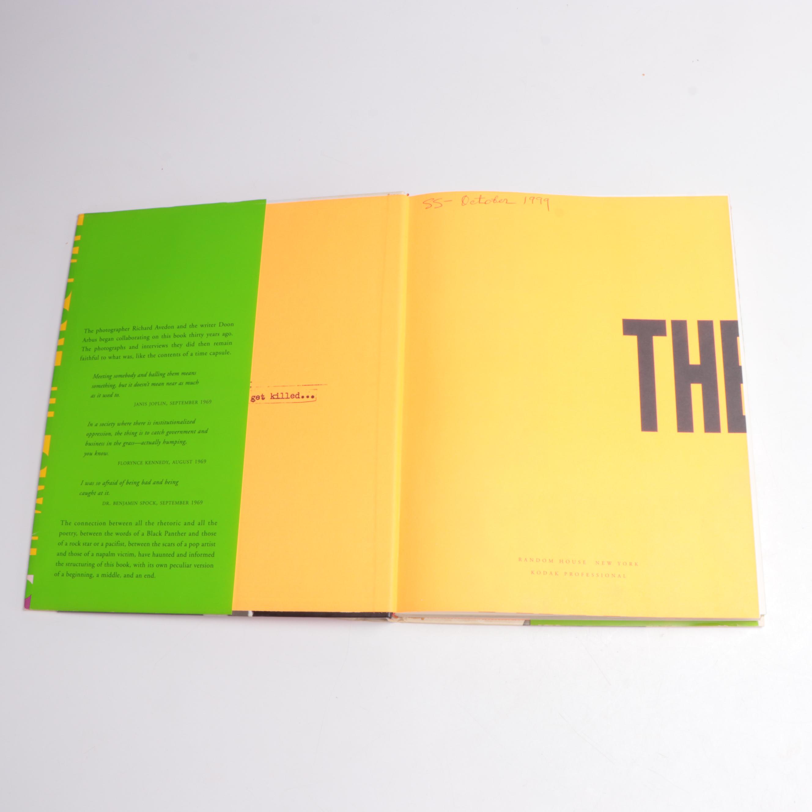 Signed First Printing "In Our Time" by Tom Wolfe with "The Sixties" by R. Avedon