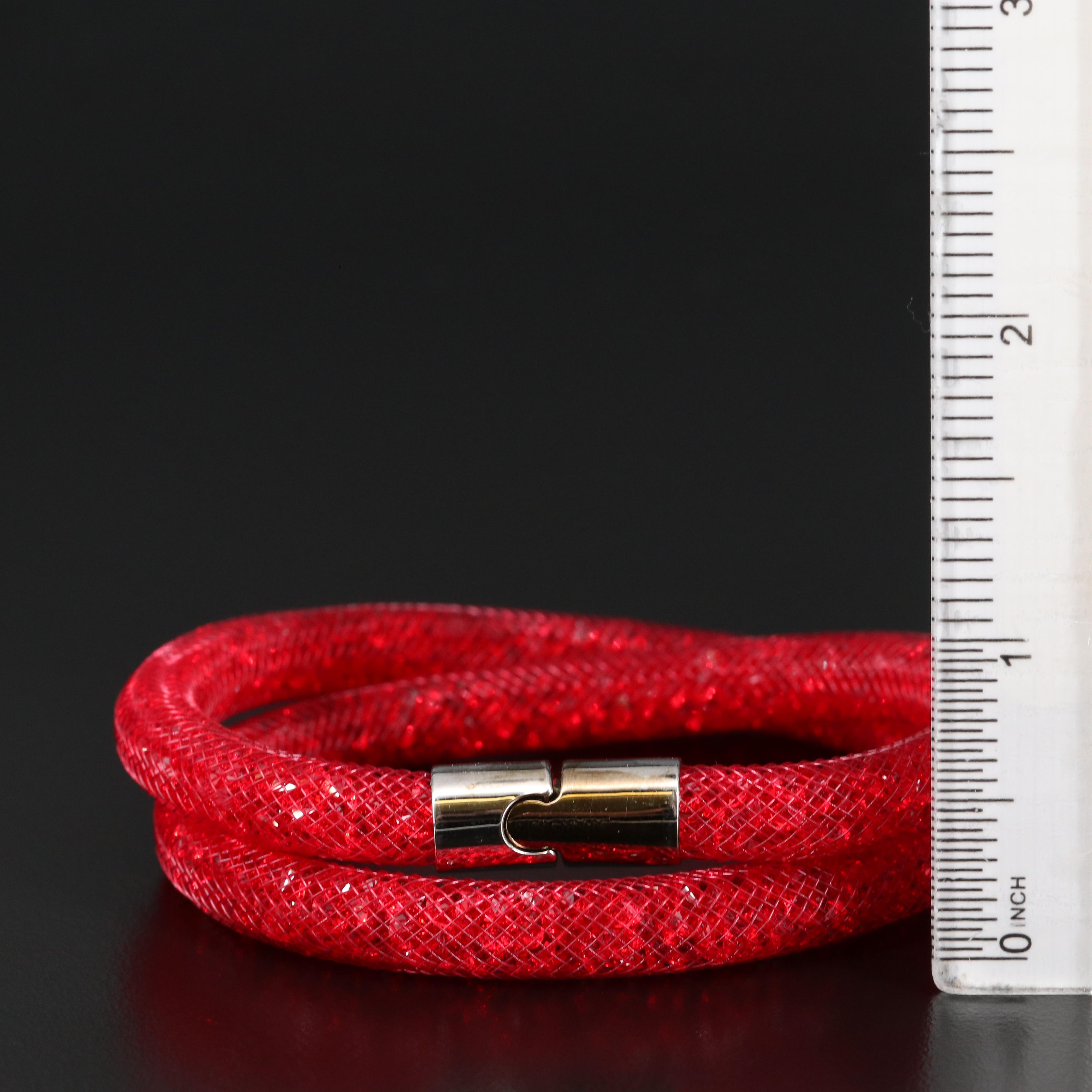 Swarovski Crystal Jewelry Featuring "Harley" Earrings and "Stardust" Bracelet