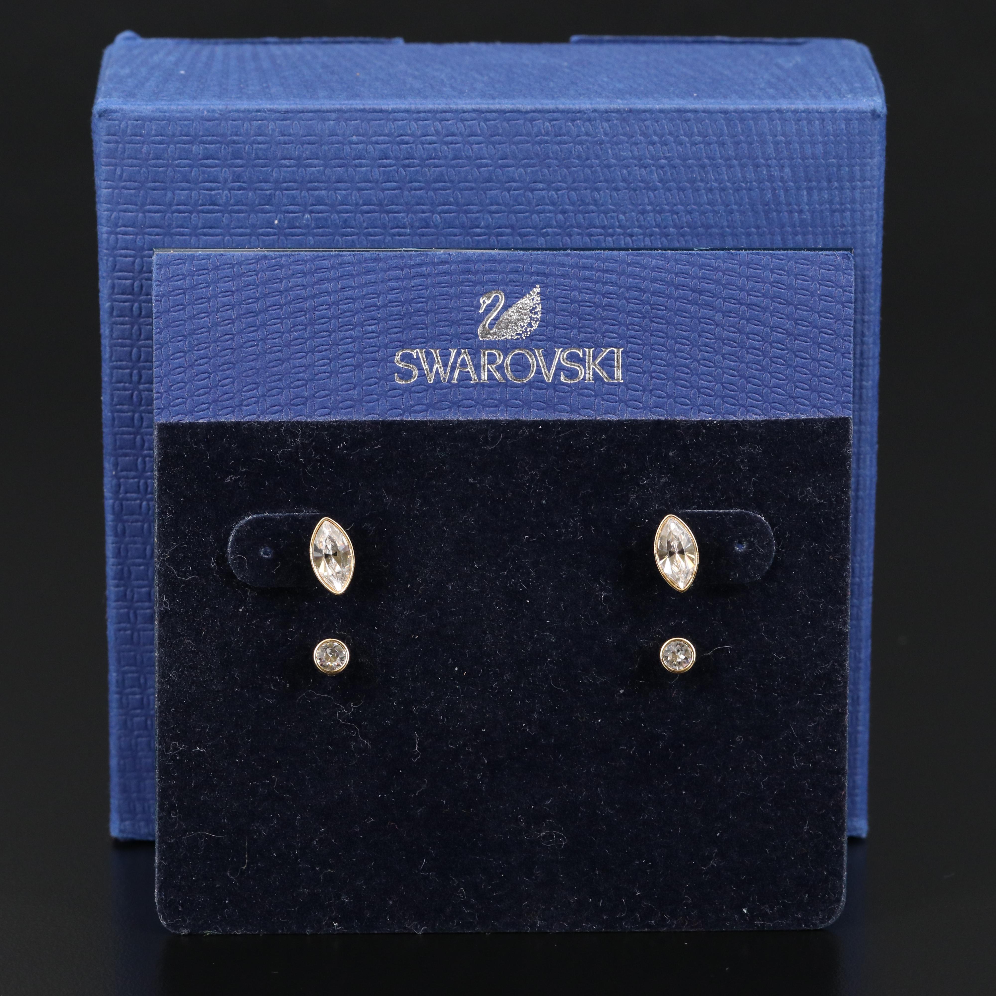 Swarovski Crystal Jewelry Featuring "Harley" Earrings and "Stardust" Bracelet