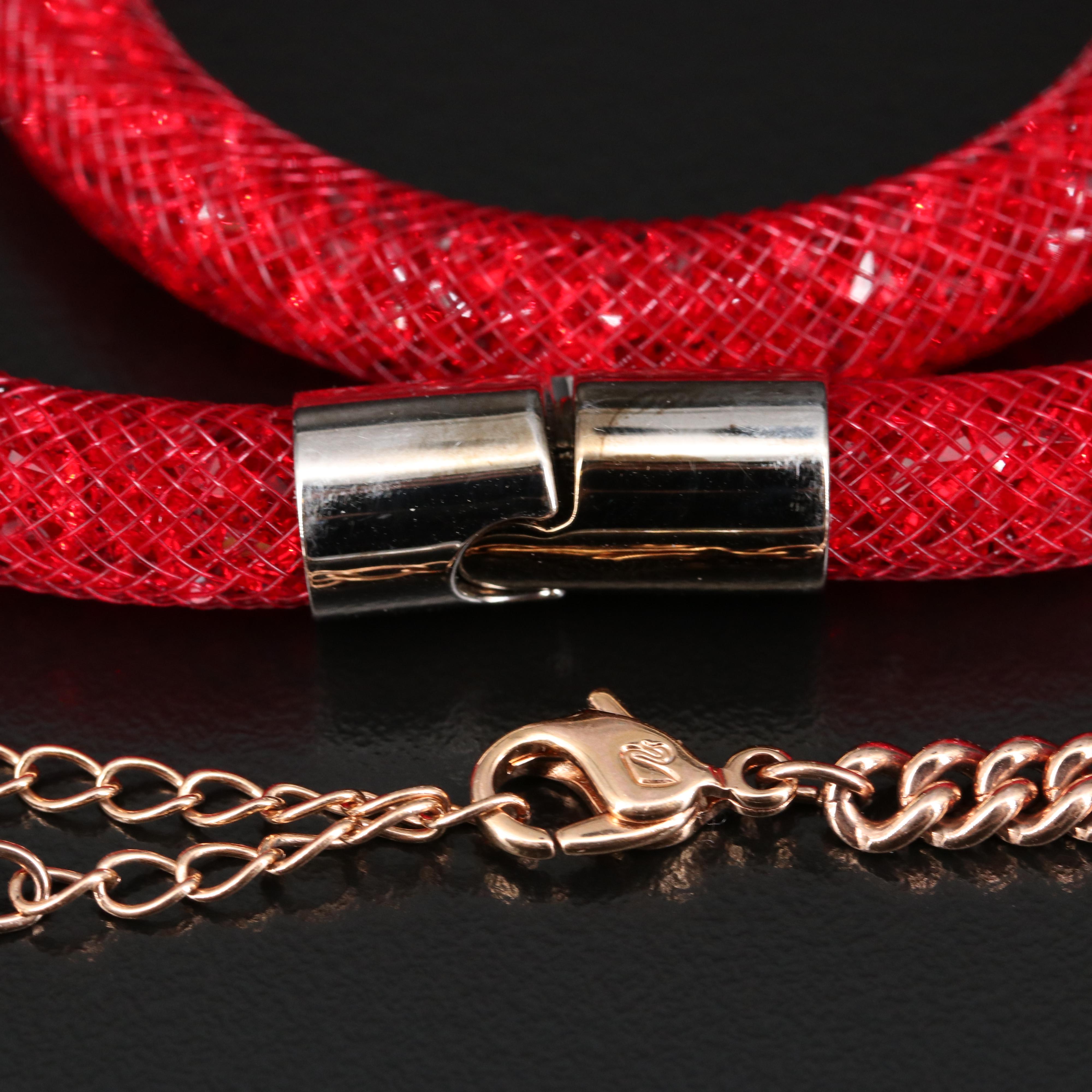 Swarovski Crystal Jewelry Featuring "Harley" Earrings and "Stardust" Bracelet