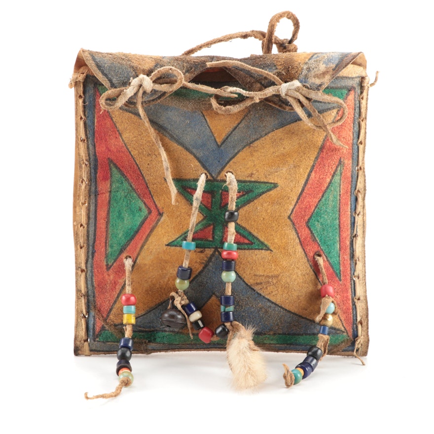 Lakota-Sioux Style Parfleche Bag
