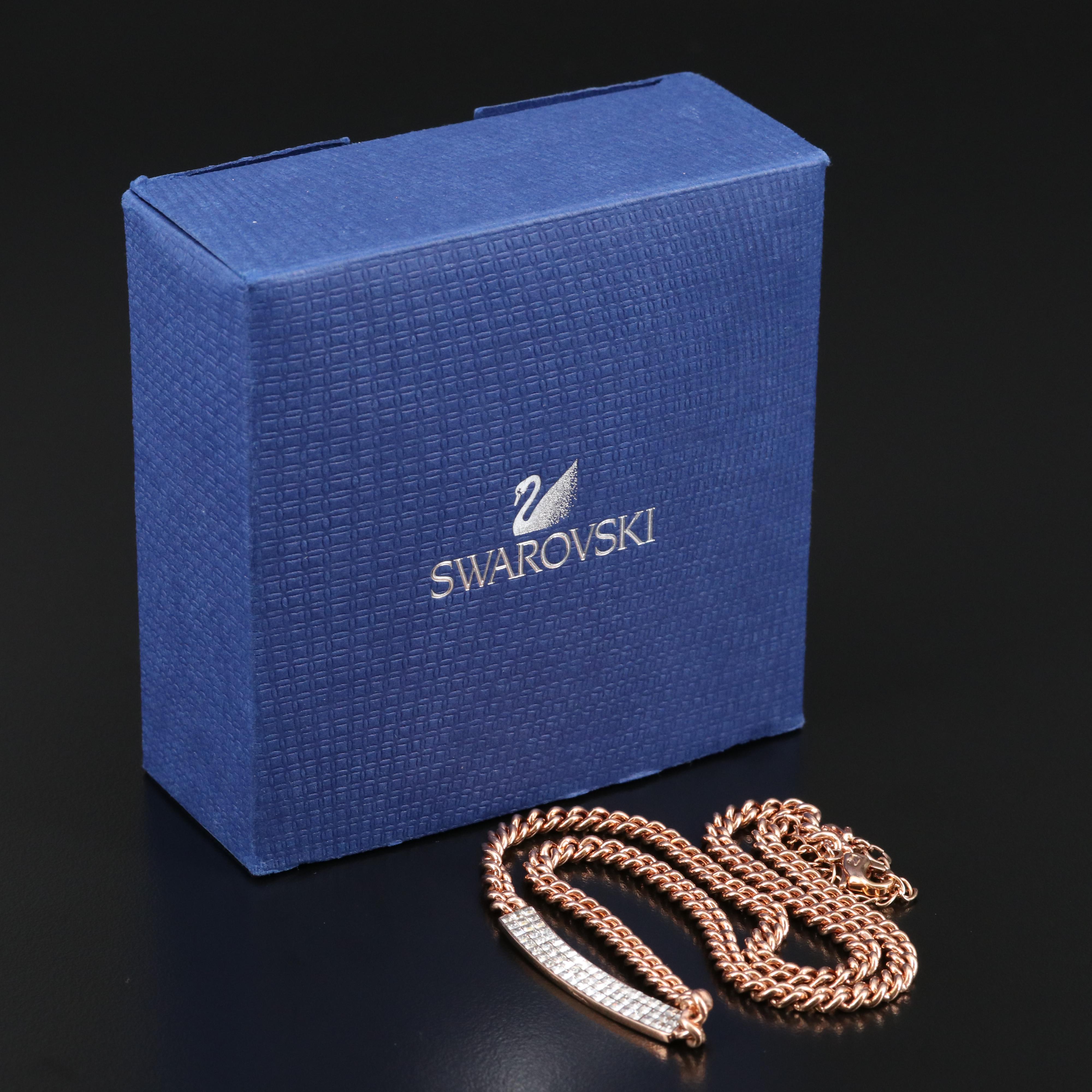 Swarovski Crystal "Vio" Necklace, "Harley" Earrings and "Stardust" Wrap Bracelet