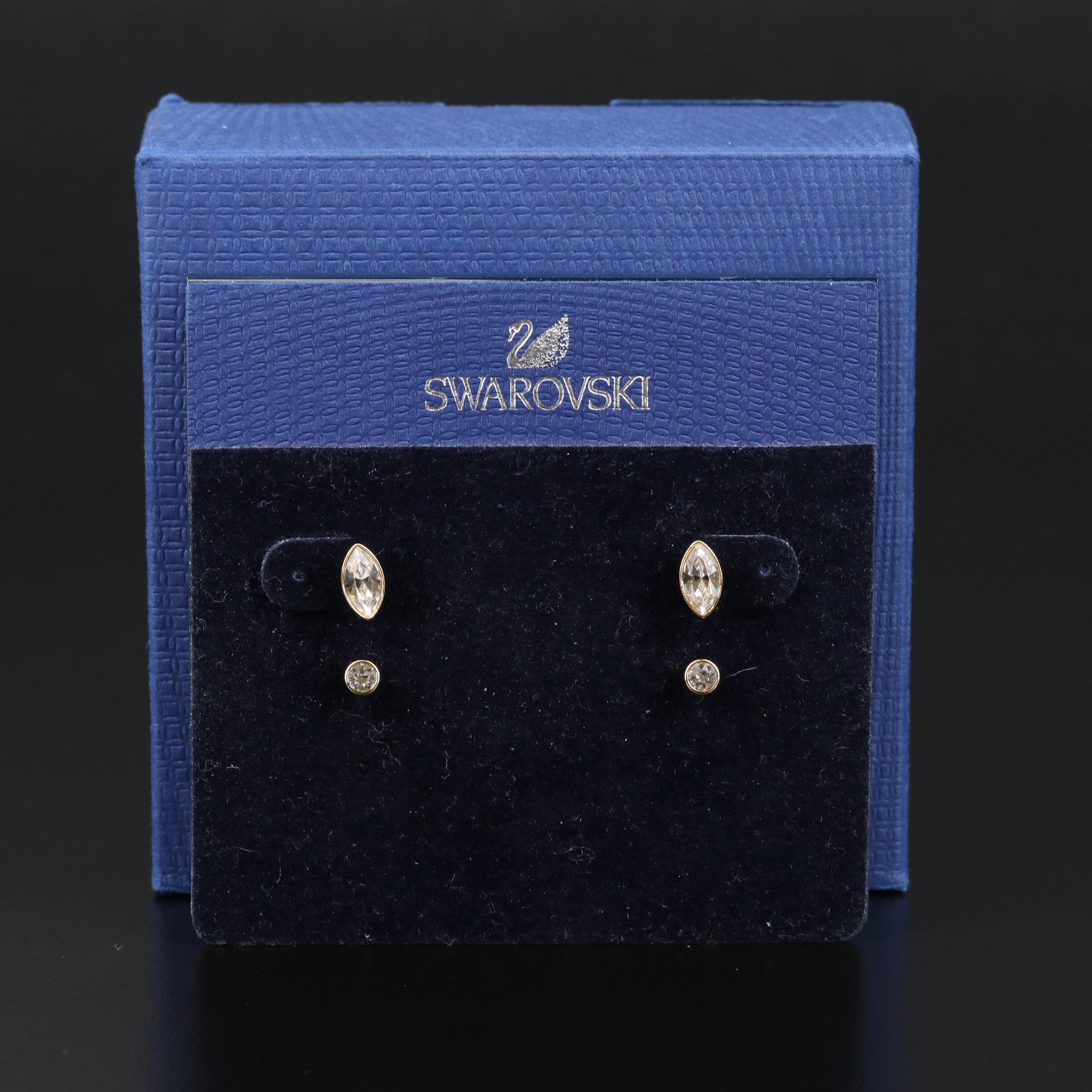 Swarovski Crystal "Vio" Necklace, "Harley" Earrings and "Stardust" Wrap Bracelet