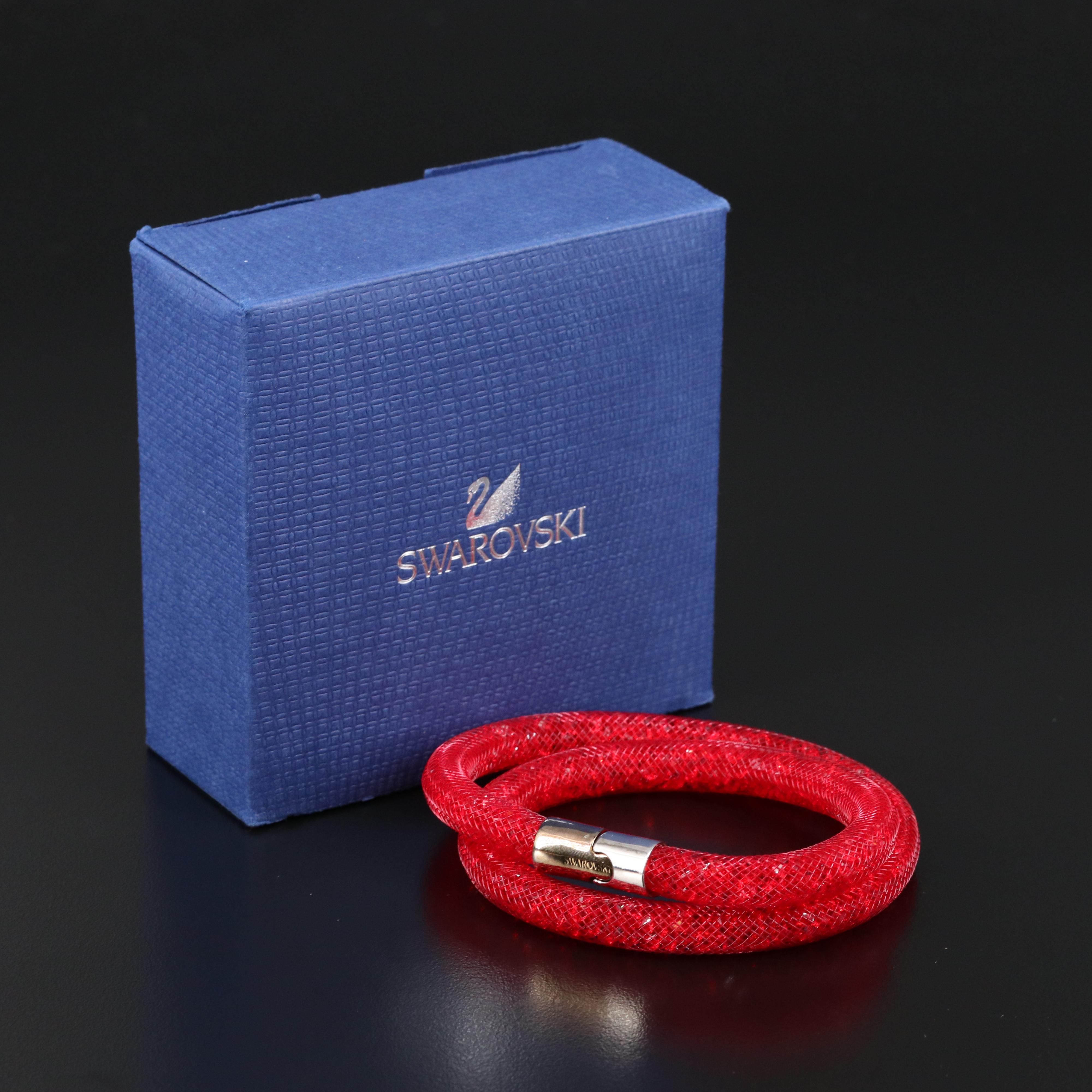 Swarovski Crystal "Vio" Necklace, "Harley" Earrings and "Stardust" Wrap Bracelet