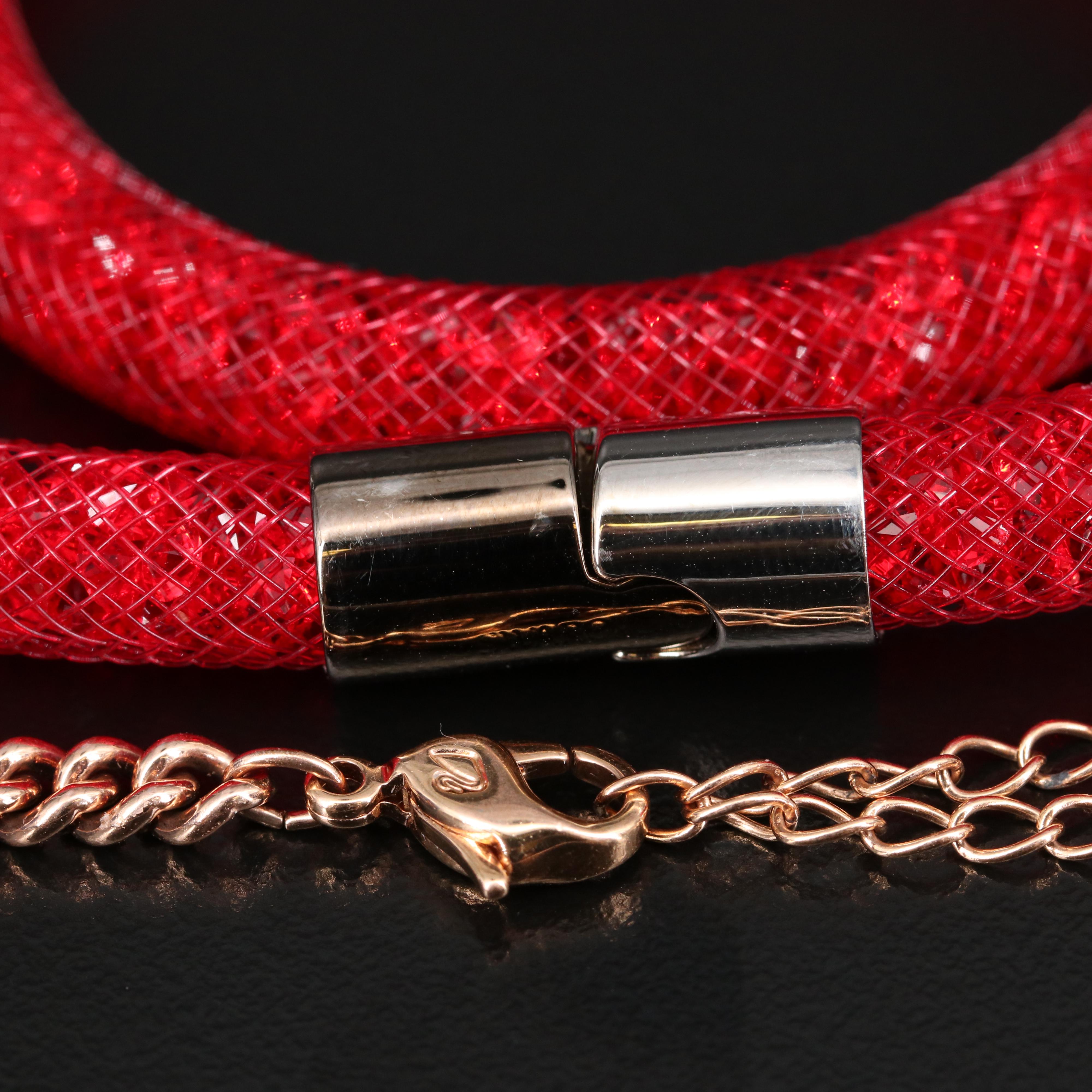 Swarovski Crystal "Vio" Necklace, "Harley" Earrings and "Stardust" Wrap Bracelet