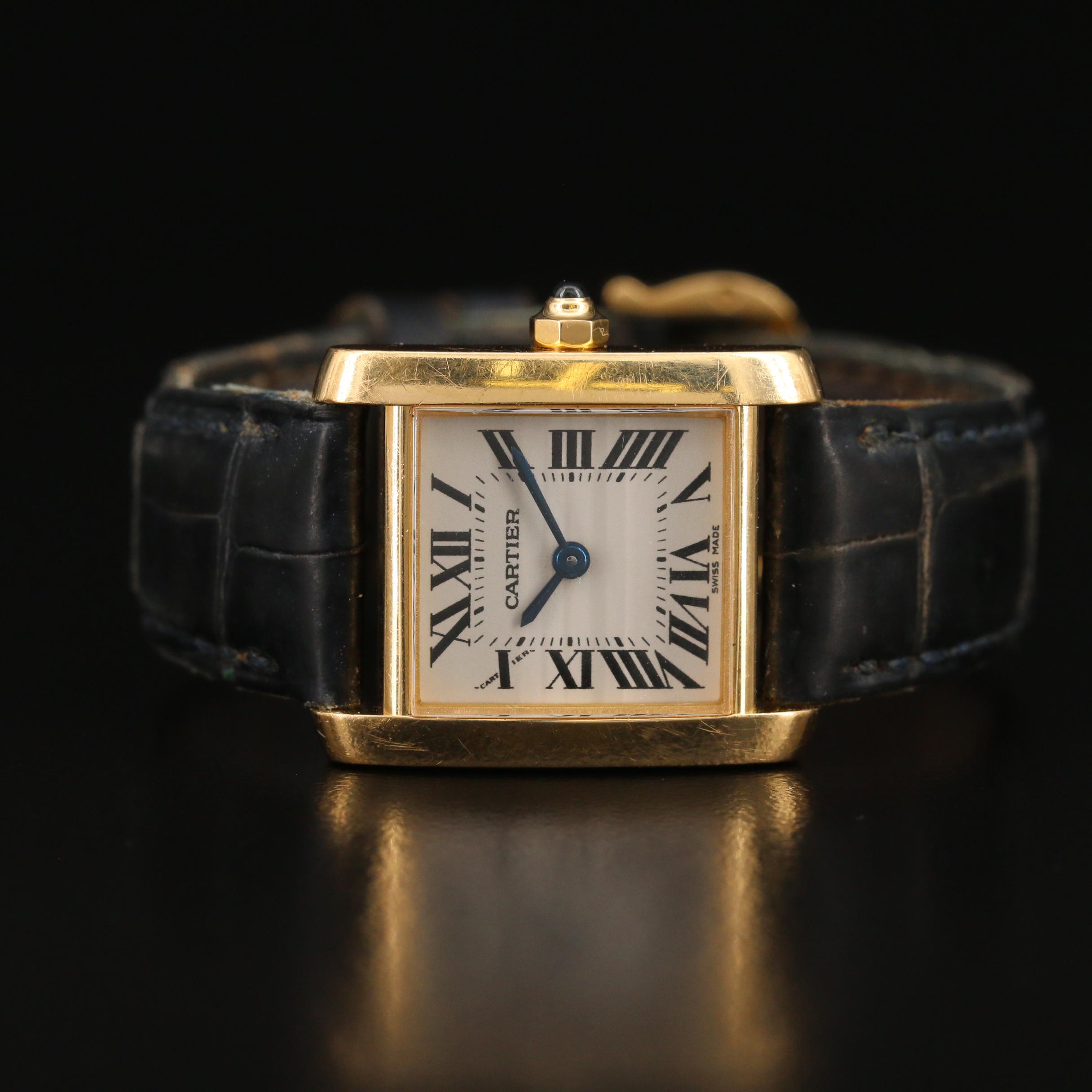 Cartier Tank Francaise 18K Gold Quartz Watch