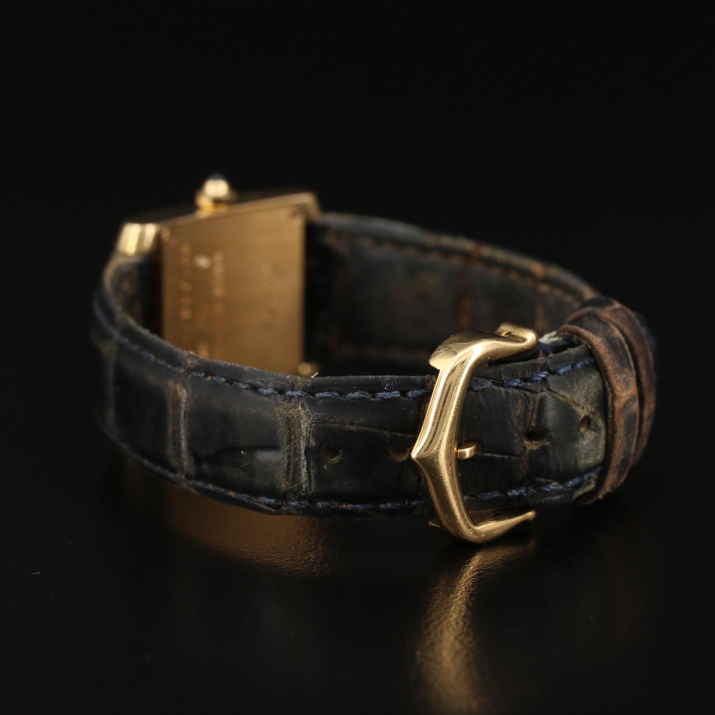 Cartier Tank Francaise 18K Gold Quartz Watch