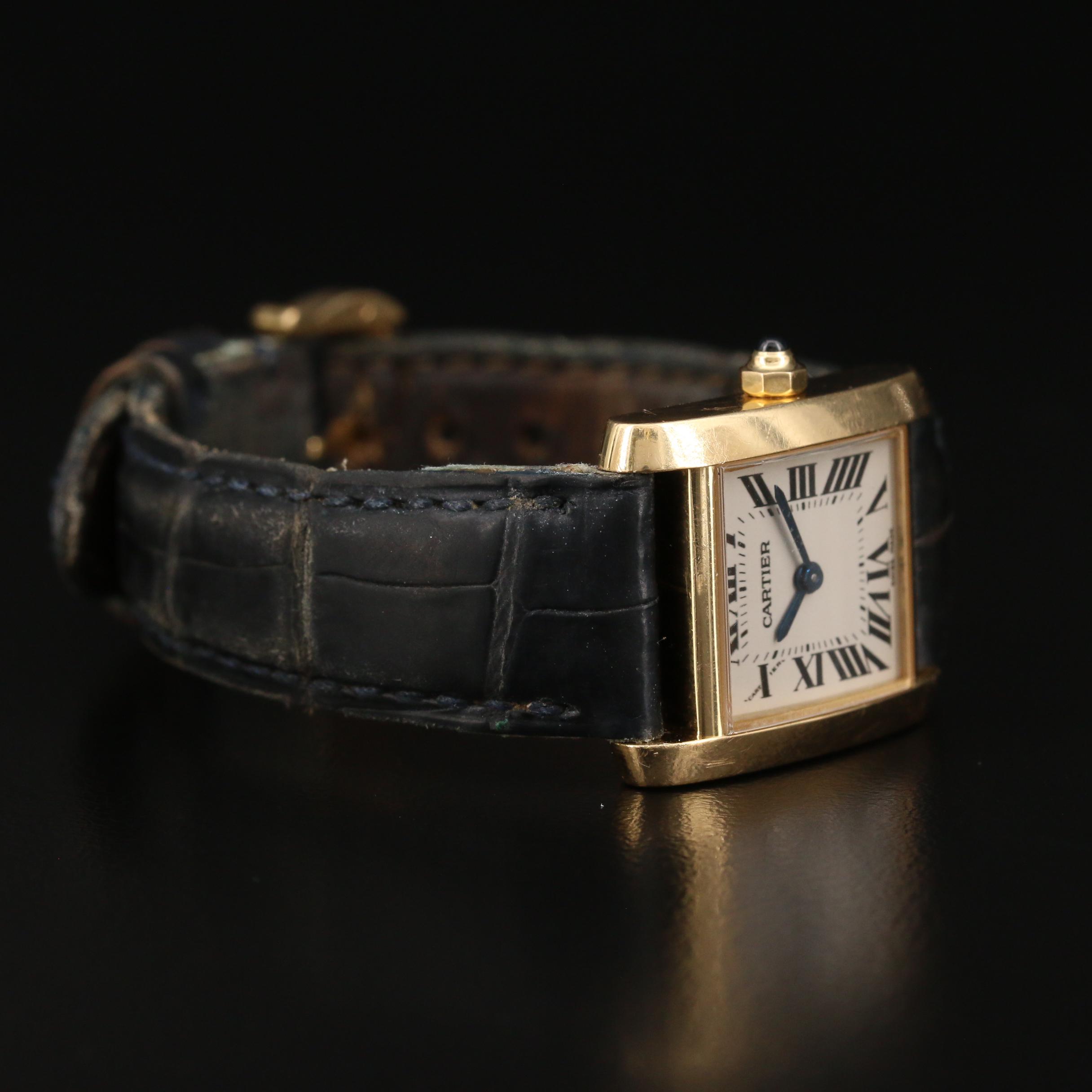 Cartier Tank Francaise 18K Gold Quartz Watch