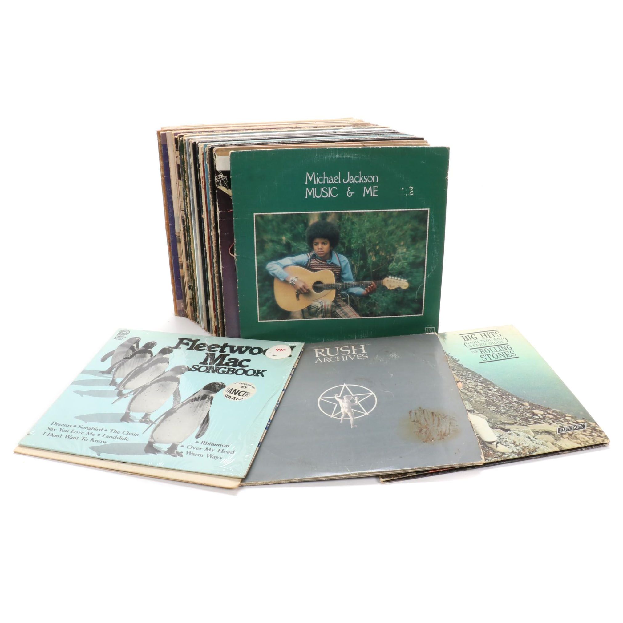 Fleetwood Mac, Michael Jackson, The Rolling Stones and Other Vinyl Records