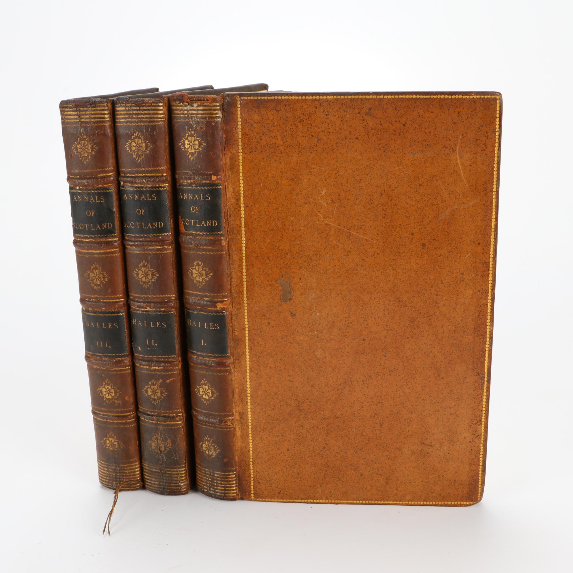 Complete "Annals of Scotland" Three-Volume Set by David Dalrymple, 1797