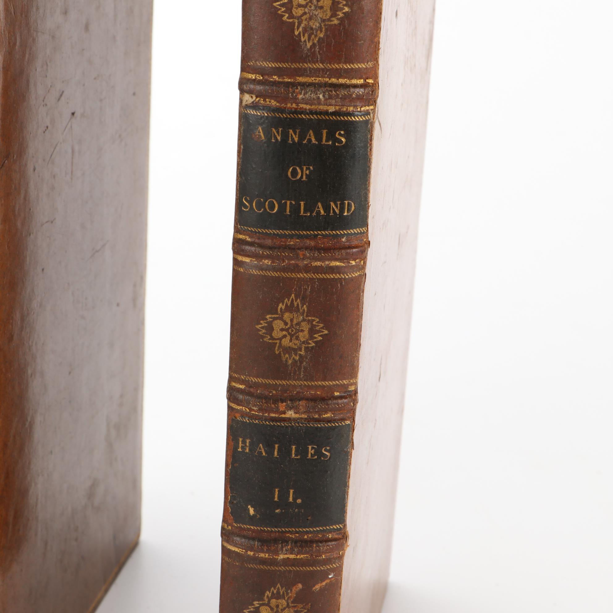 Complete "Annals of Scotland" Three-Volume Set by David Dalrymple, 1797