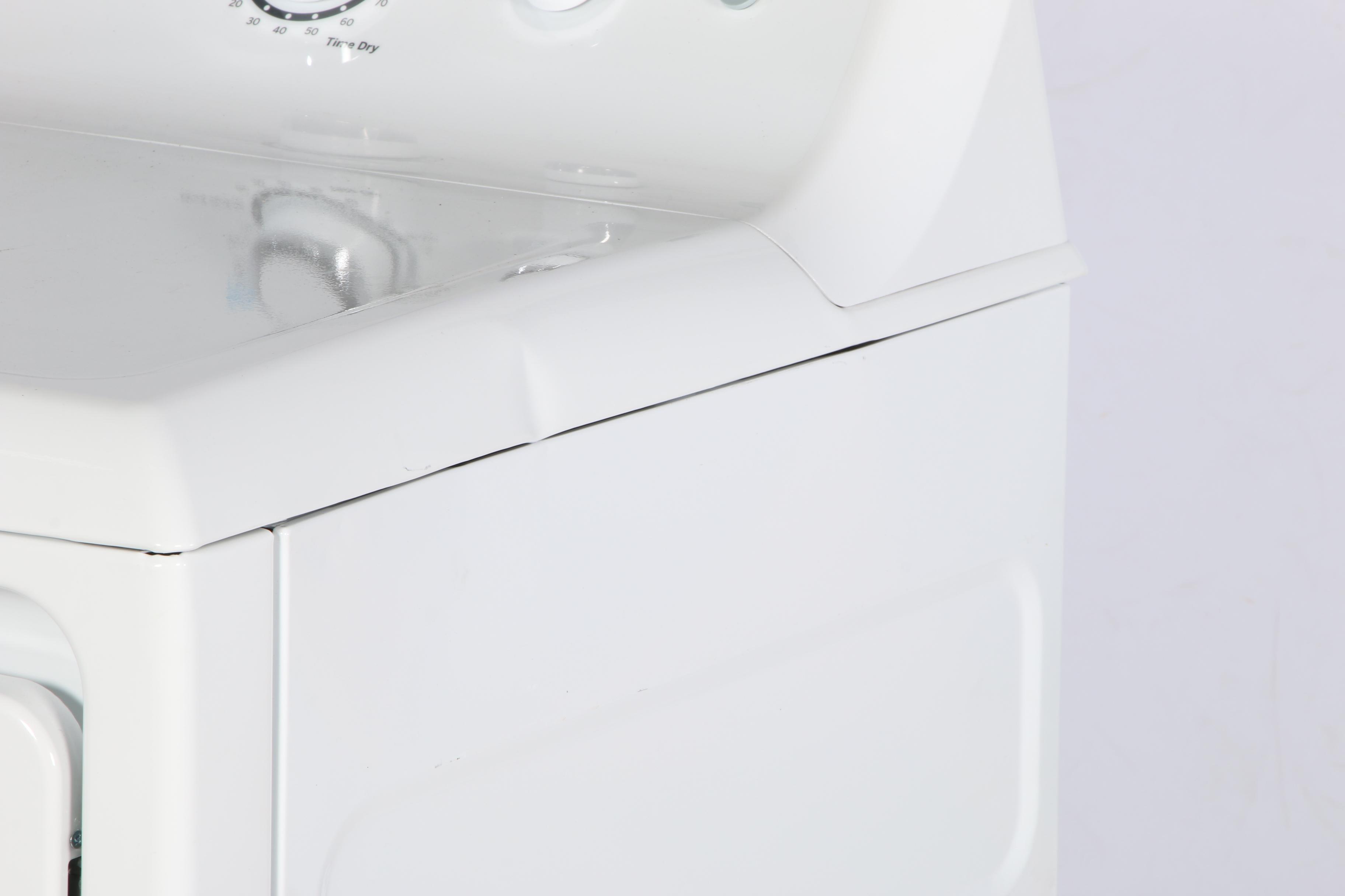 GE White 7.2 Cu. Ft. 3-Cycle Electric Dryer