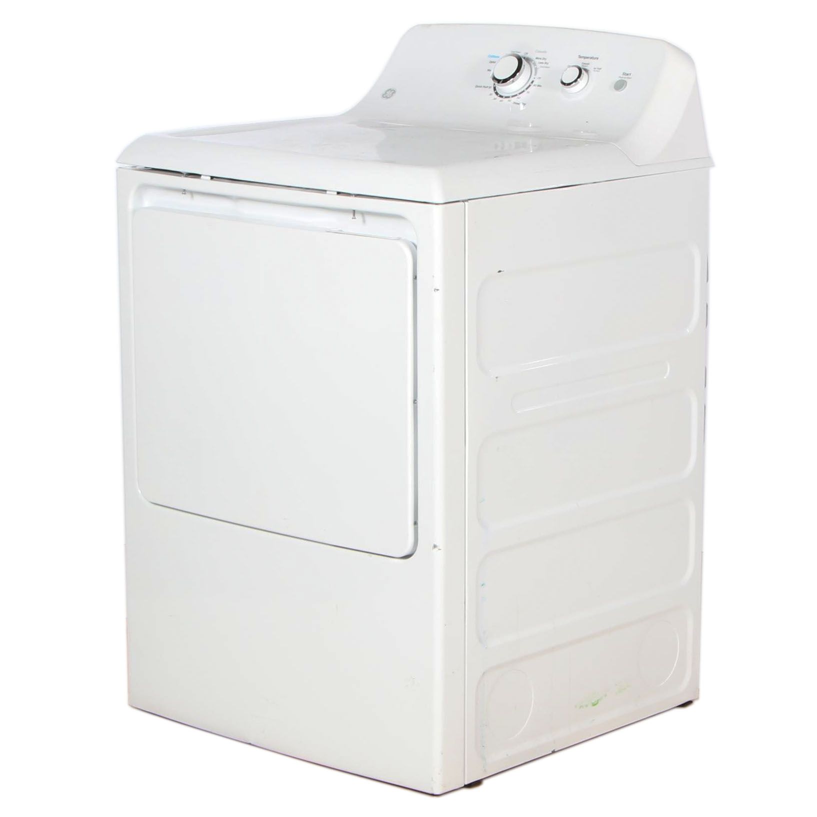 GE White 7.2 Cu. Ft. 3-Cycle Electric Dryer