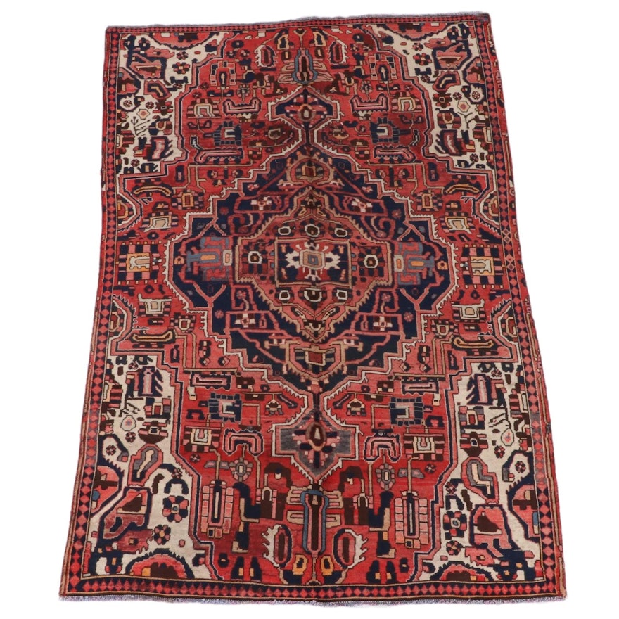 5'3 x 8'10 Hand-Knotted Northwest Persian Wool Area Rug