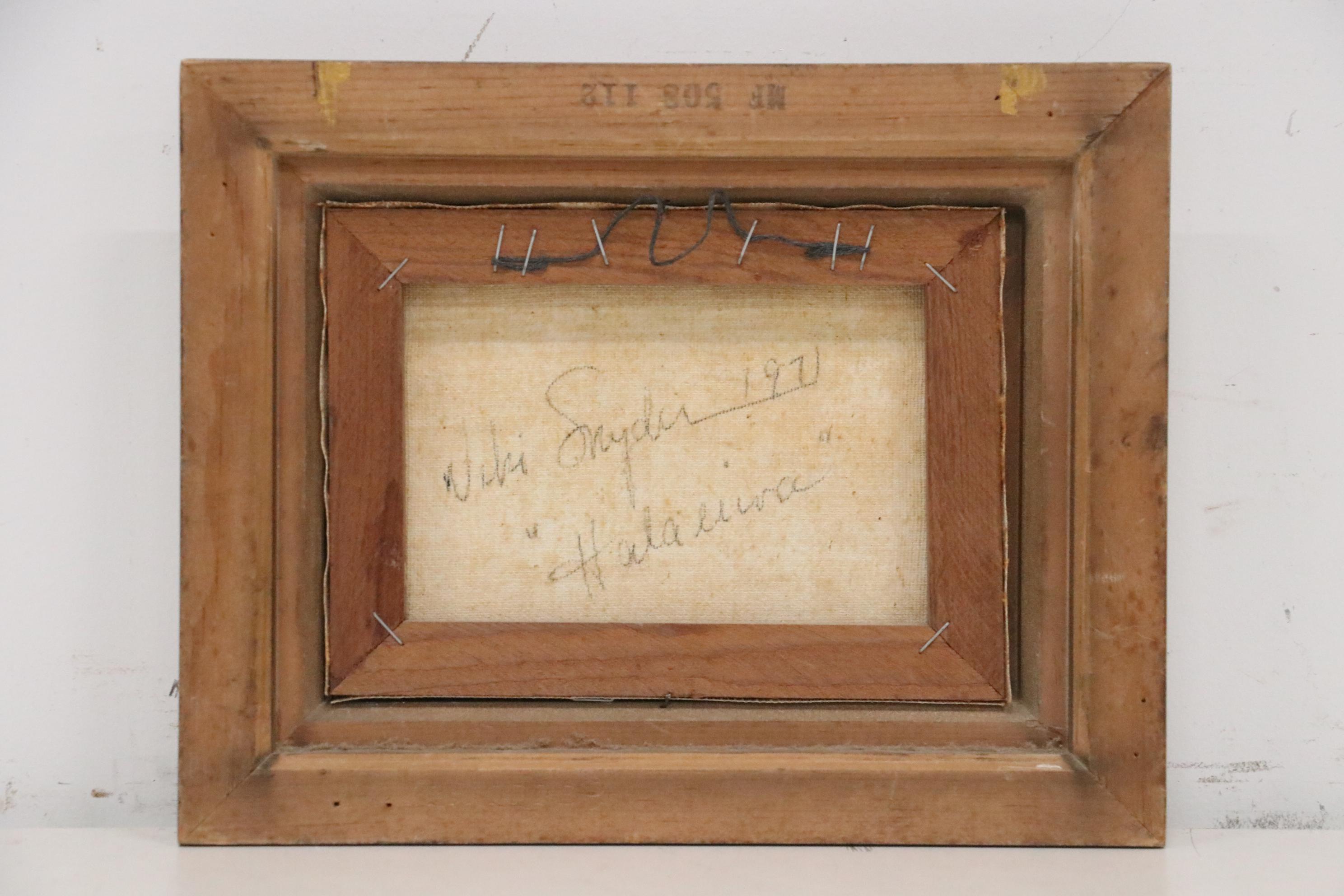 Viki Snyder Oil Painting "Haleiwa," 1971