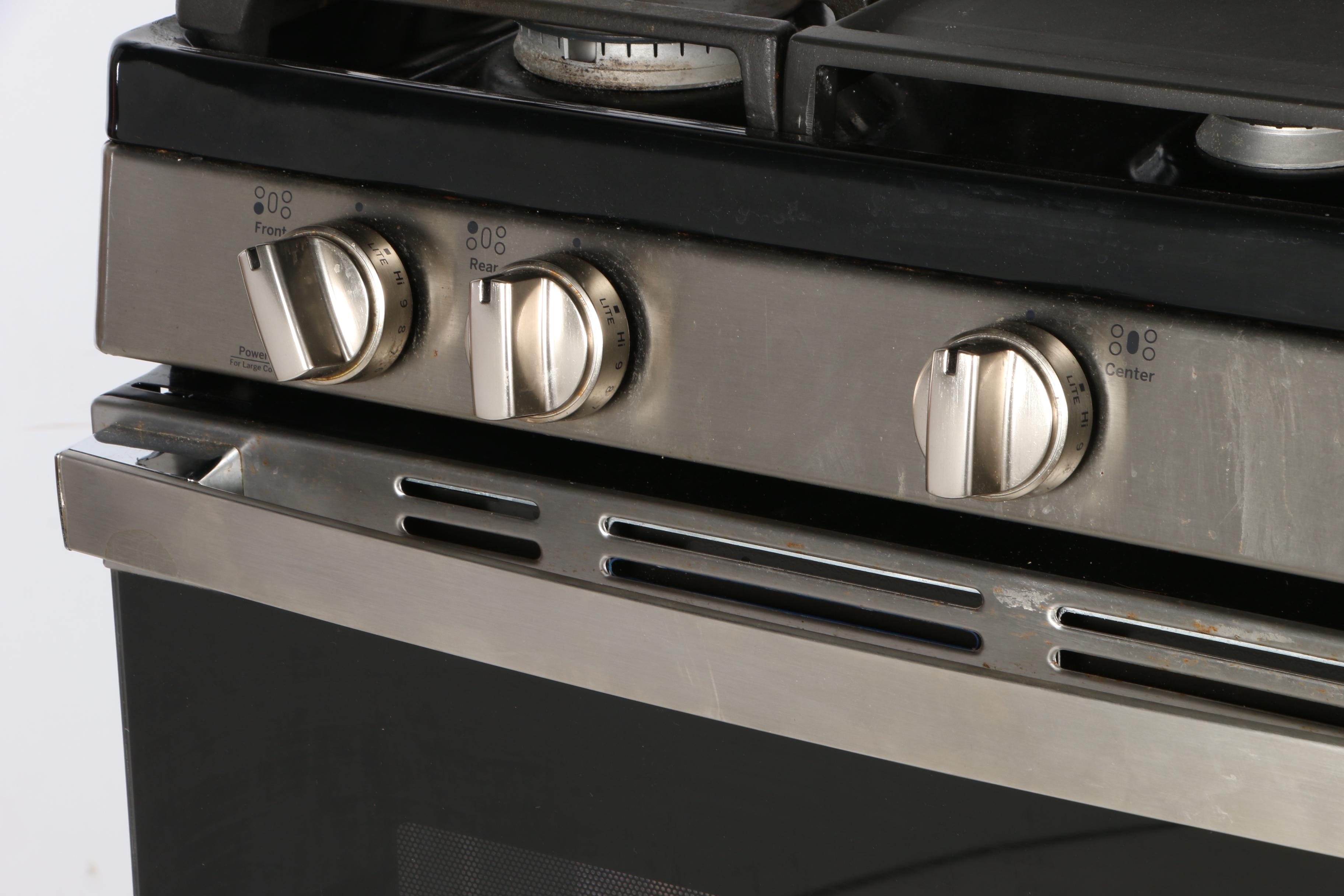 GE Stainless Steel 5.0 Cu. Ft. Freestanding Gas Range