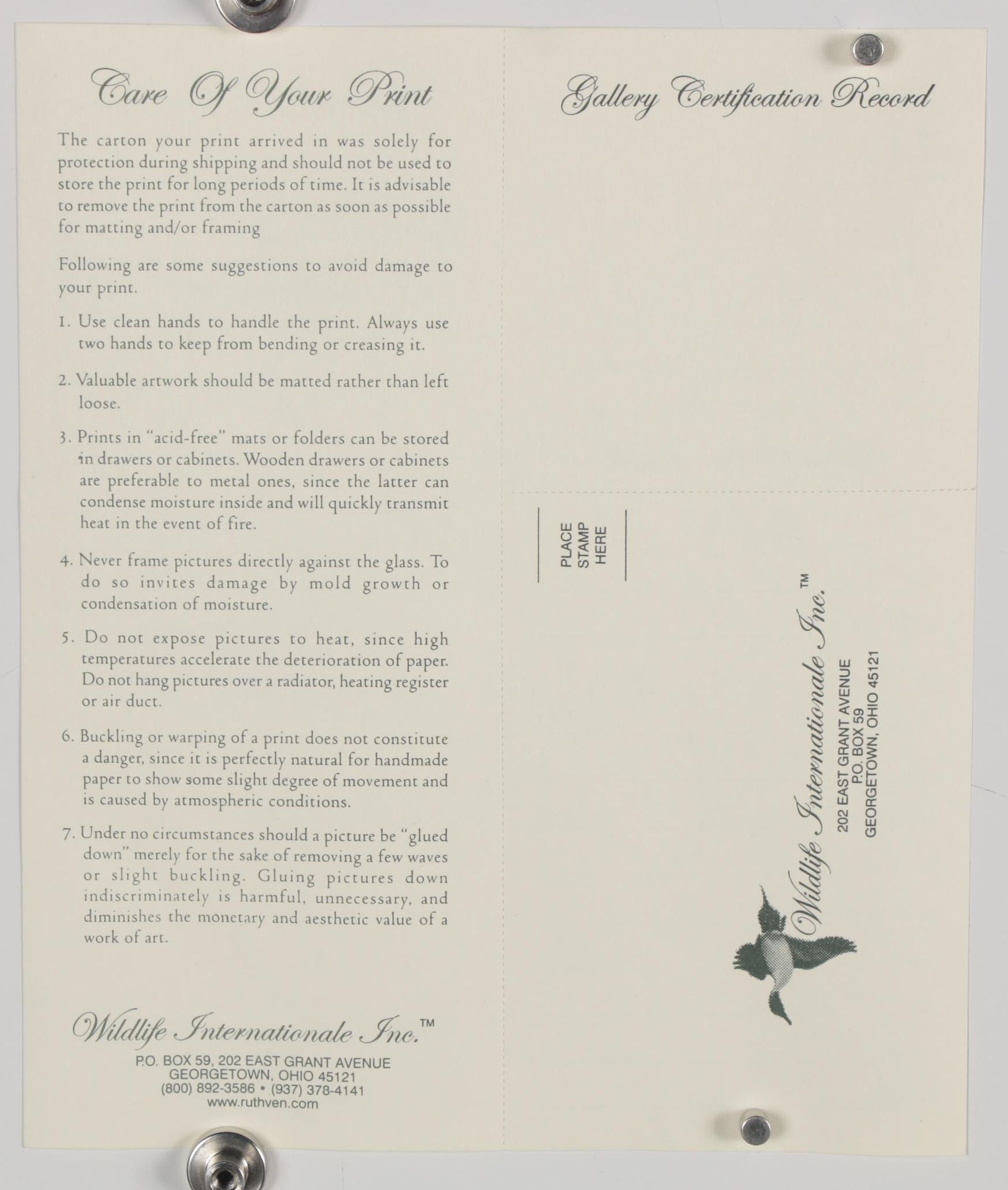 John A. Ruthven Giclée "Victory Flight," 2006