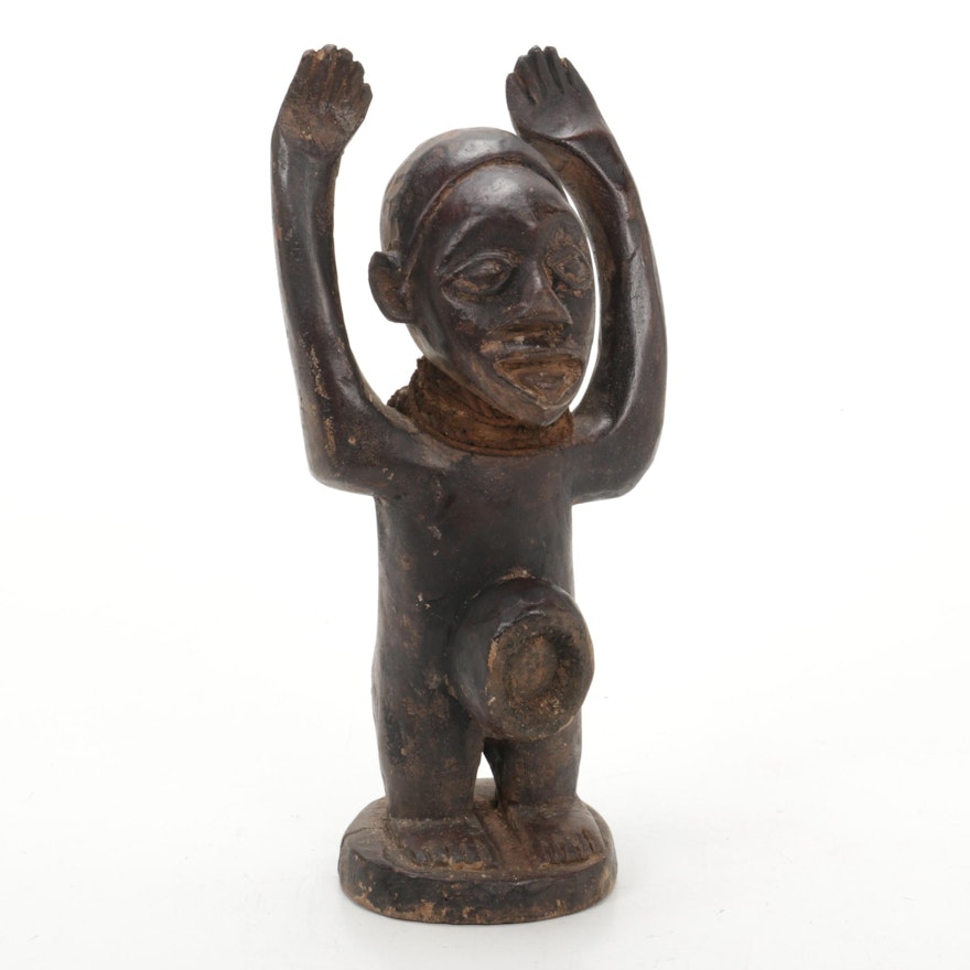 Yombe Style Wood Figure, Central Africa