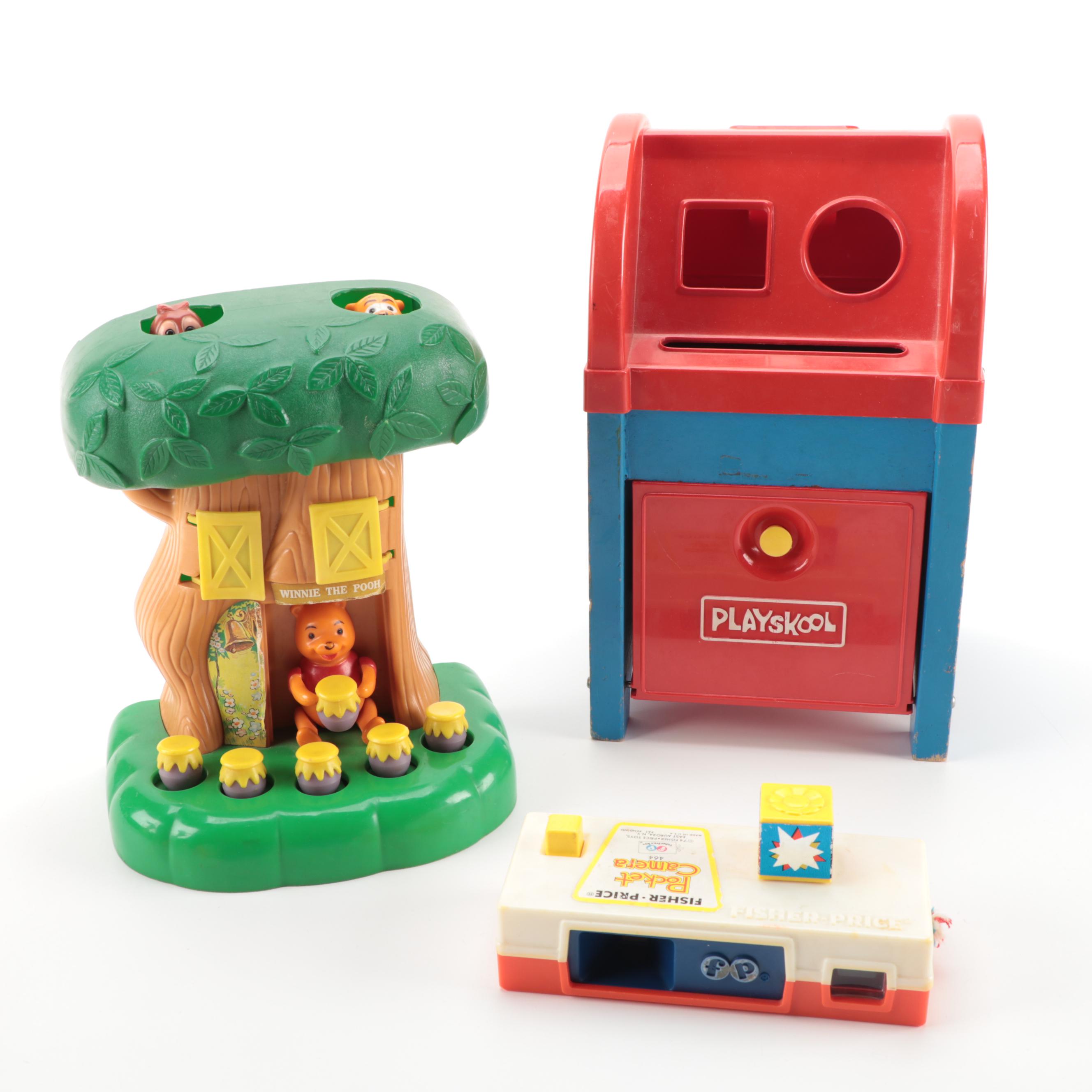 Winnie the Pooh Treehouse, Playskool Post Box, and Other Toys, 1960s and 1970s