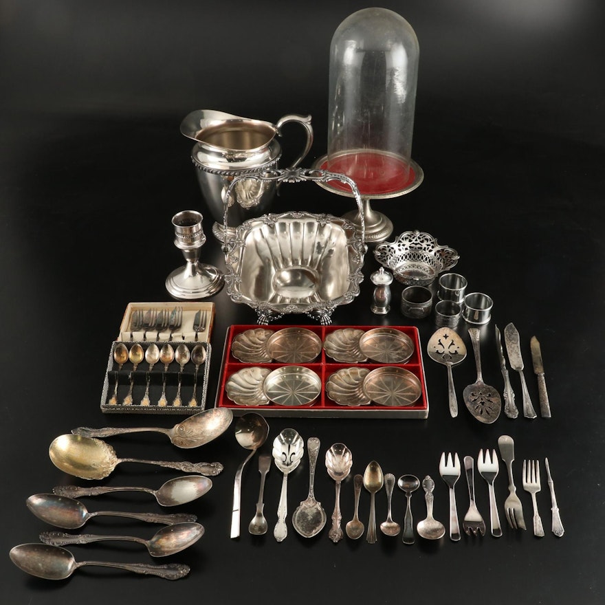 Silver Plated Flatware and Other Table Accessories, Early to Mid 20th Century