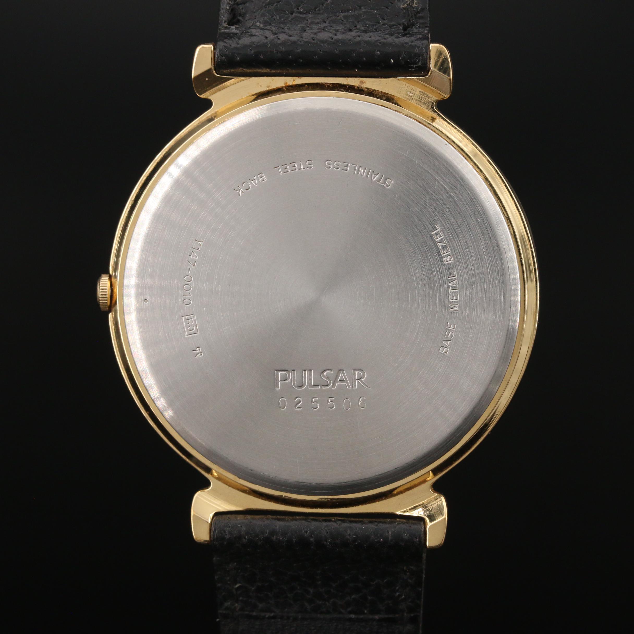 Pulsar for Walt Disney Mickey Mouse Gold Tone Watch