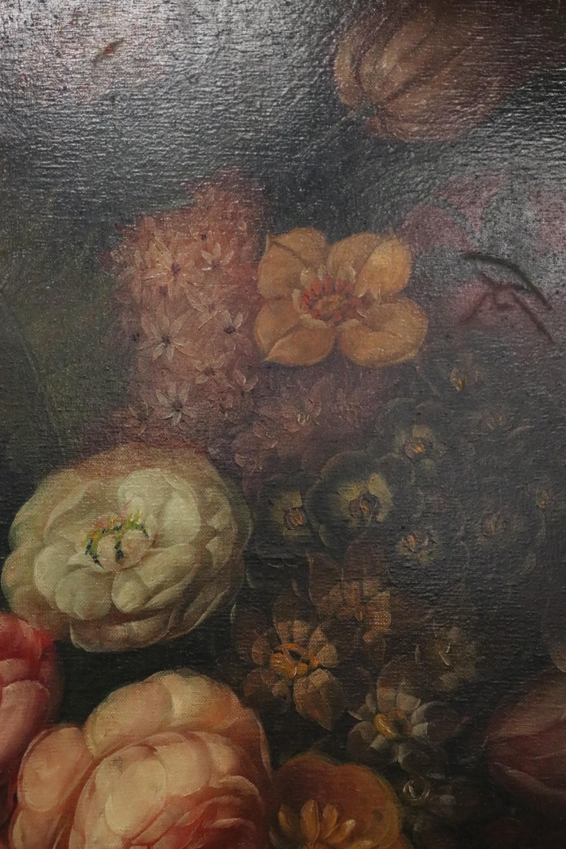 Terence Alexander Floral Still Life Oil Painting, Mid to Late 20th Century
