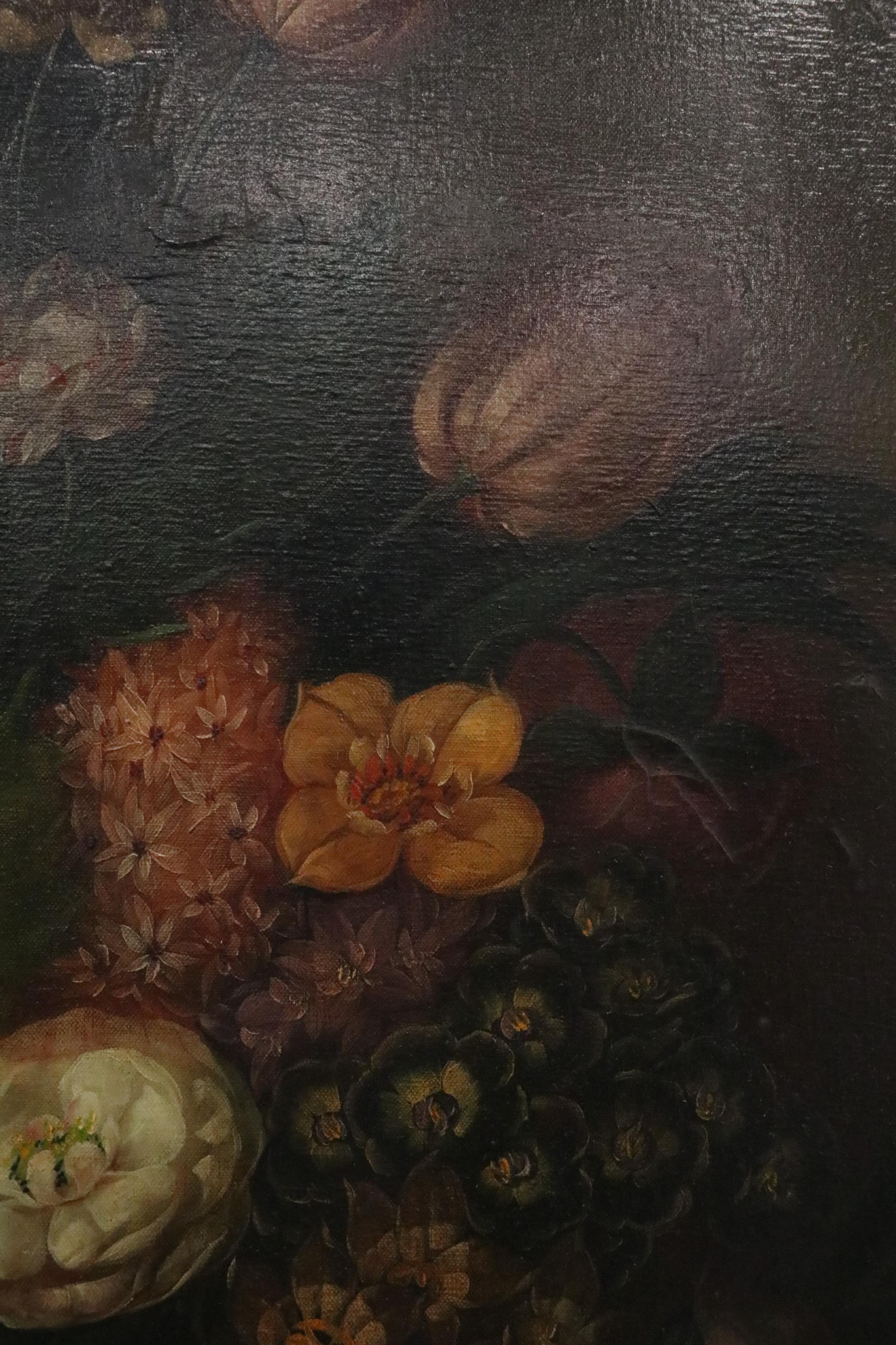 Terence Alexander Floral Still Life Oil Painting, Mid to Late 20th Century
