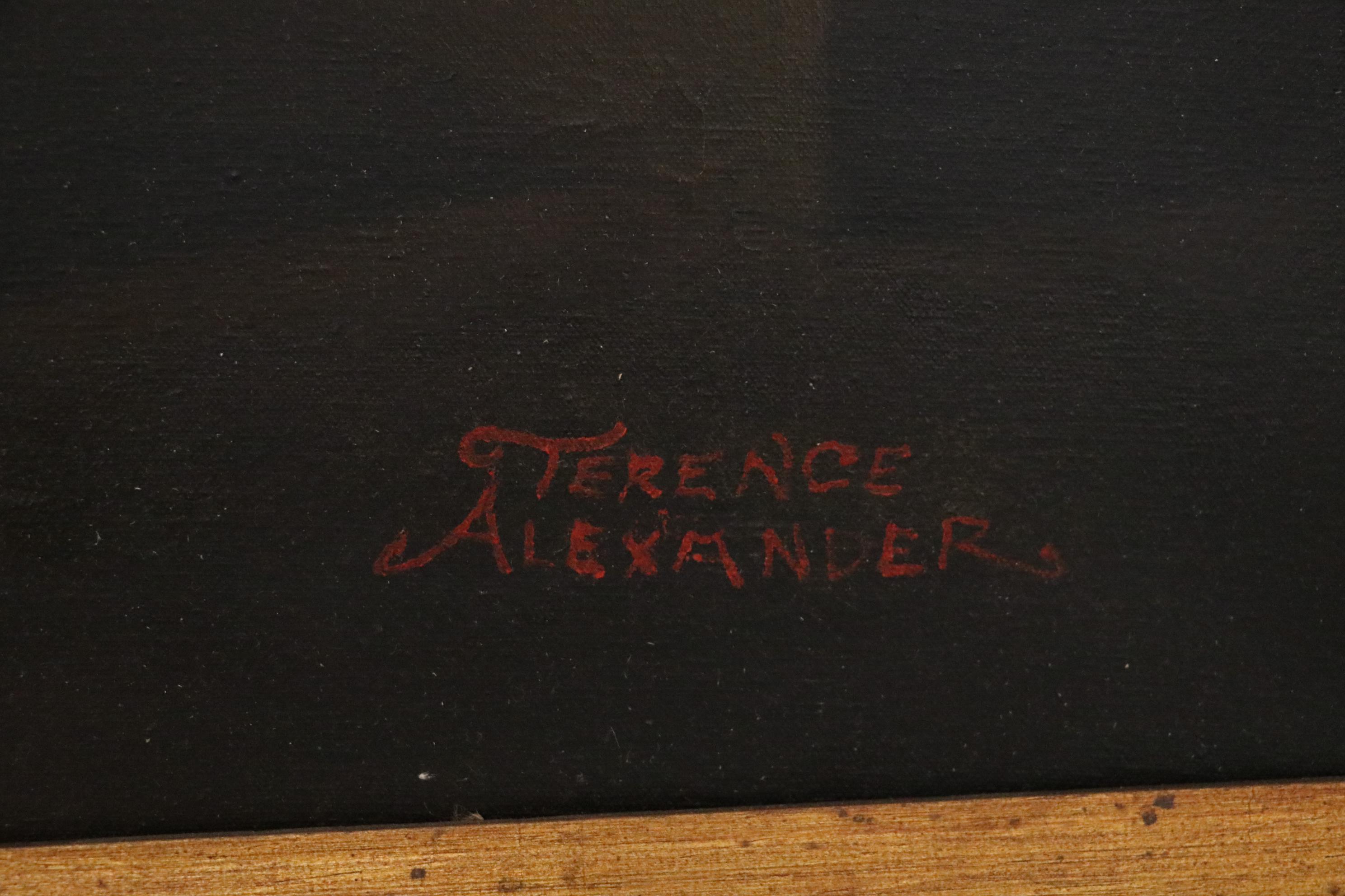 Terence Alexander Floral Still Life Oil Painting, Mid to Late 20th Century