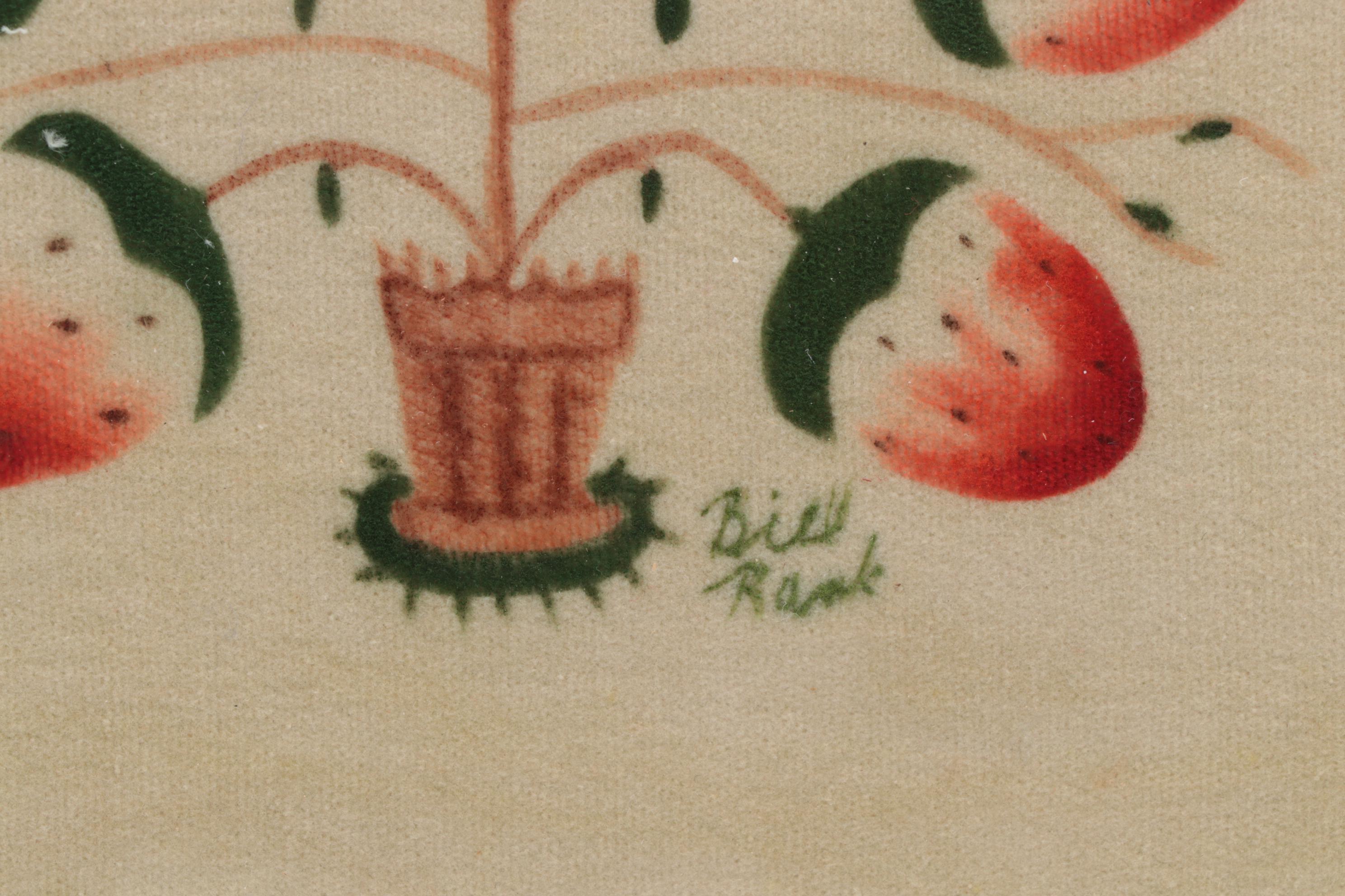 Bill Rank Folk Art Oil Painting, 20th Century