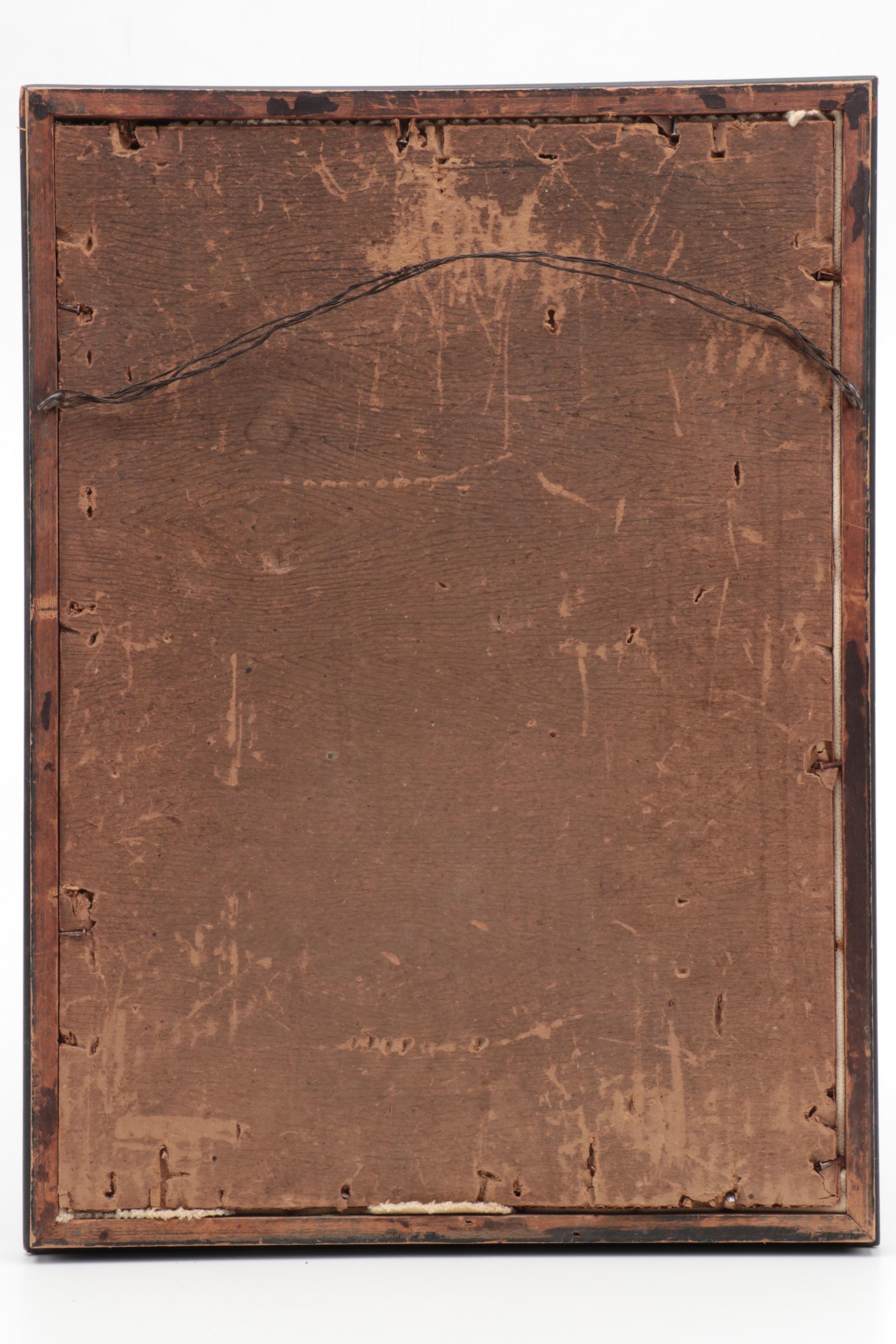 Bill Rank Folk Art Oil Painting, 20th Century