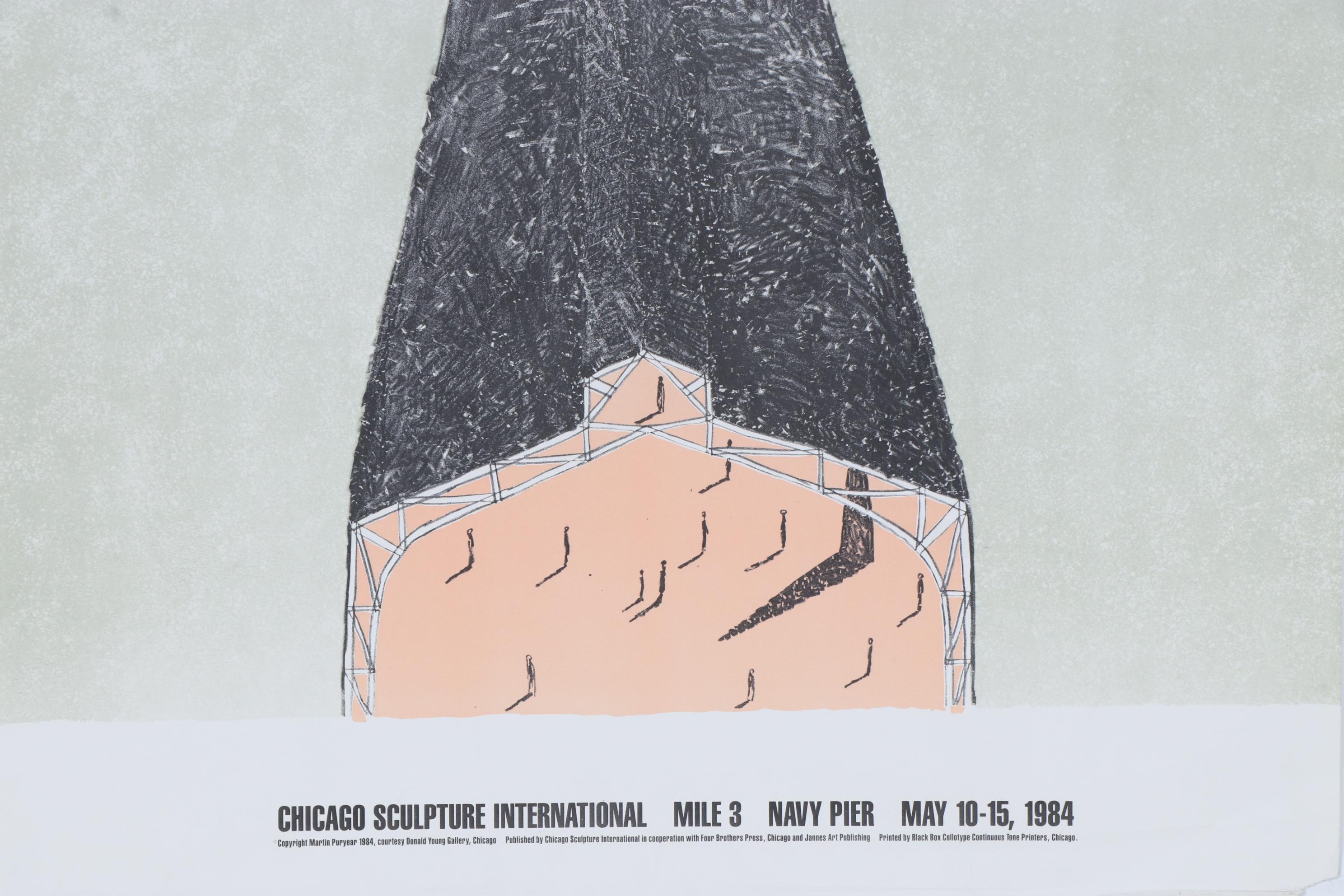 Giclée  Poster after Martin Puryear "Mile of Sculpture," 1984