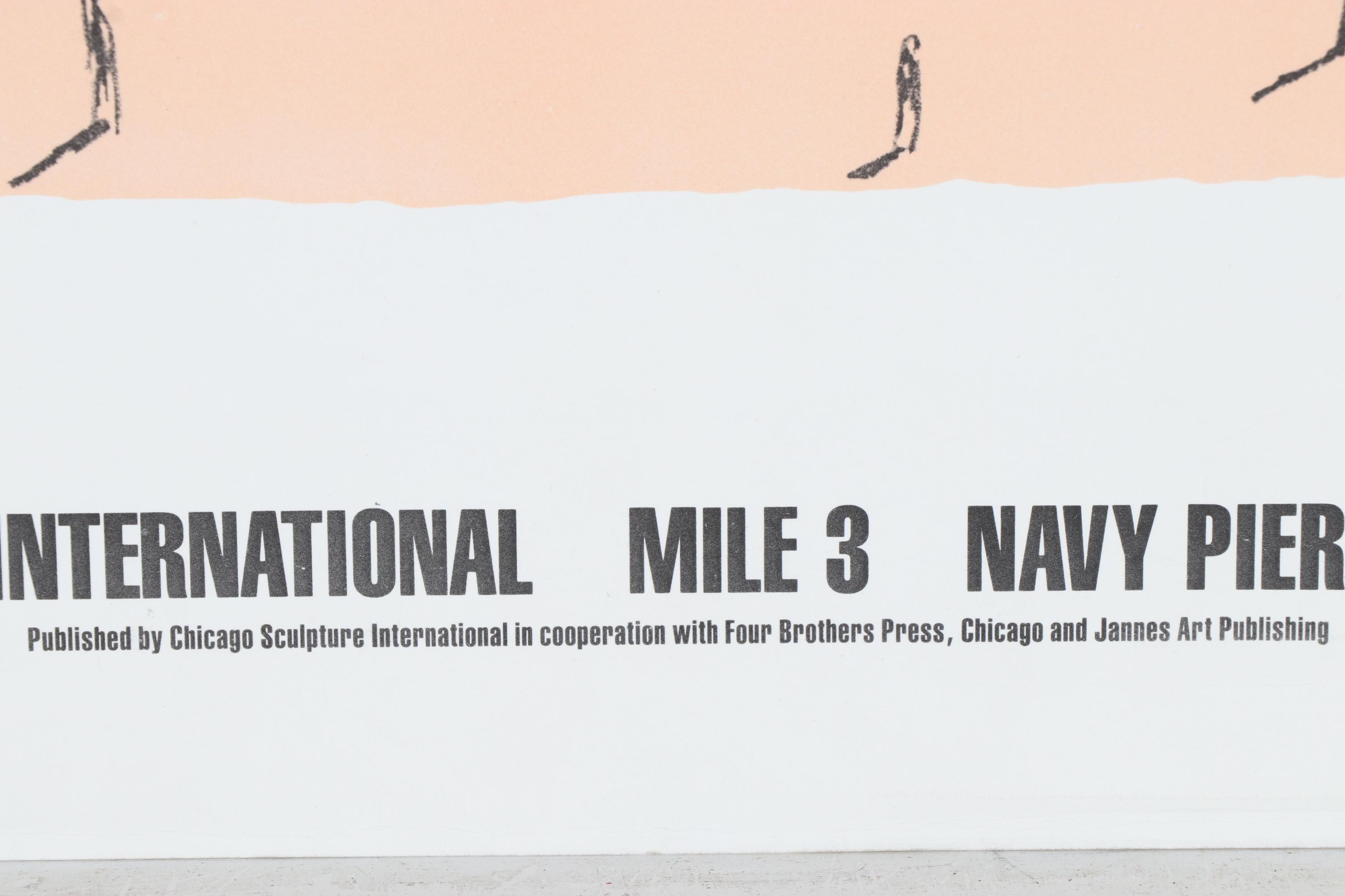 Giclée  Poster after Martin Puryear "Mile of Sculpture," 1984