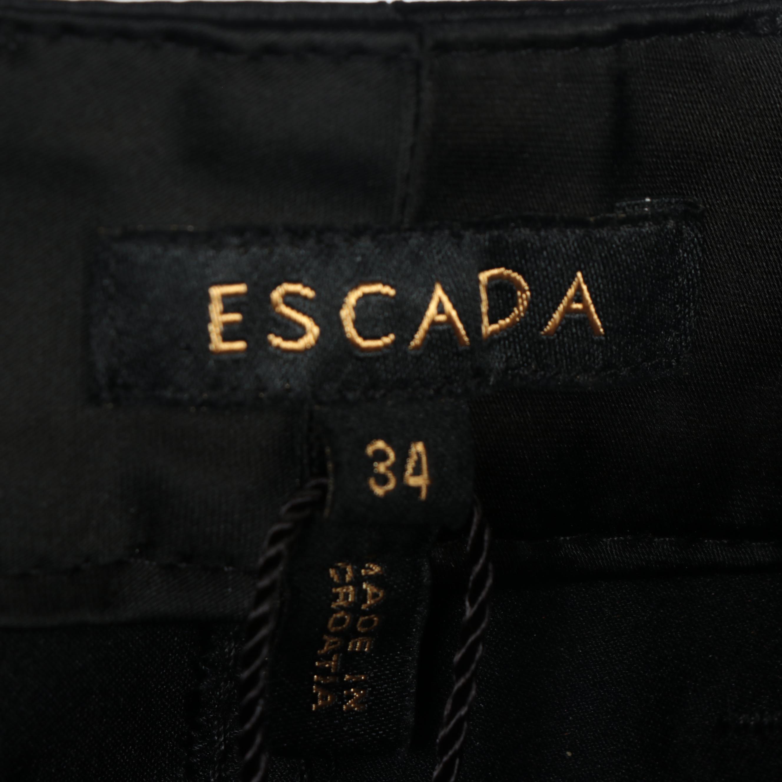 Escada Tweed Jacket, Black Suit Jacket and Black Jean Style Pants