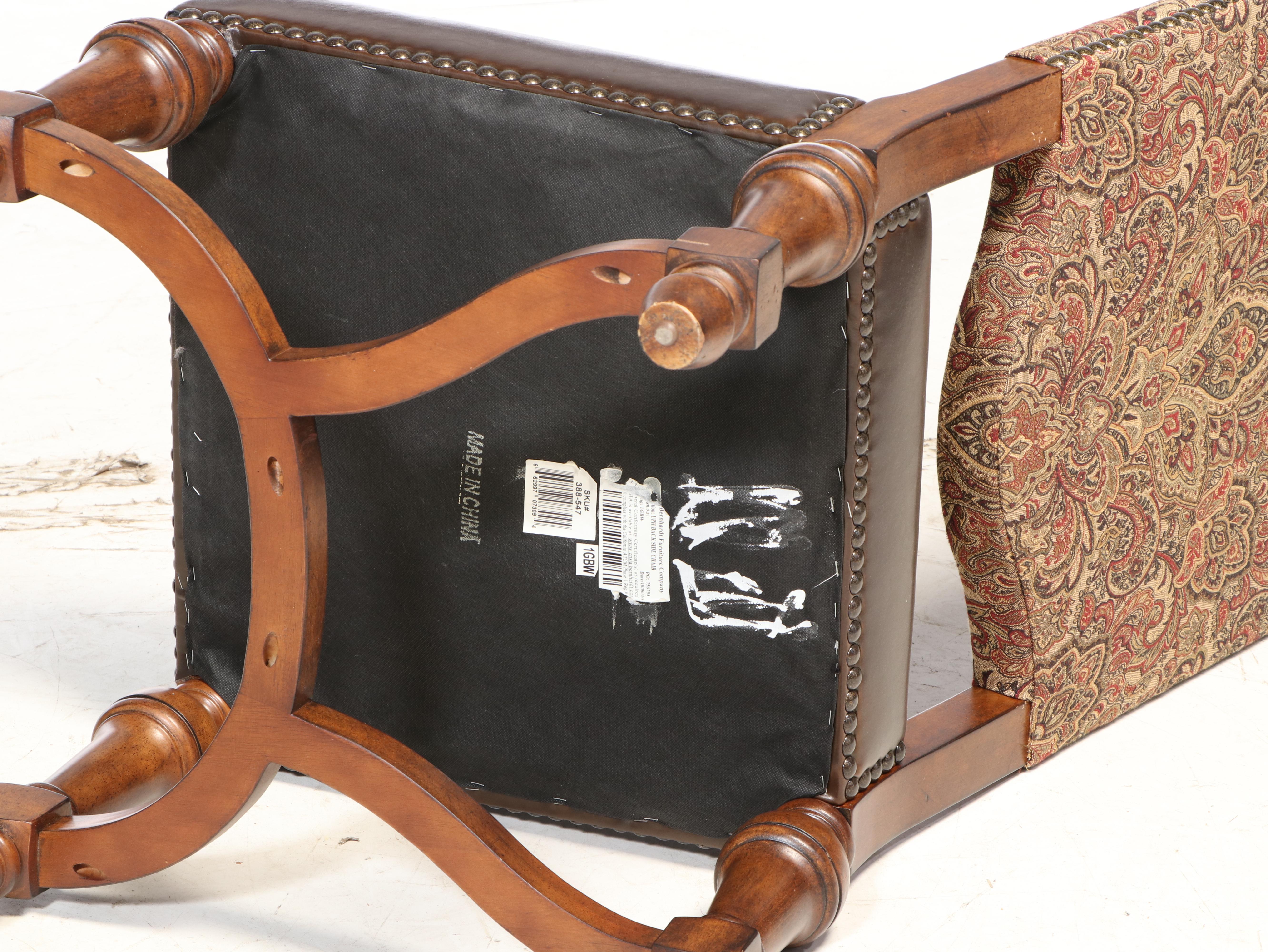 Bernhardt "Tuscan Villa" Expandable Dining Table with Eight Dining Chairs