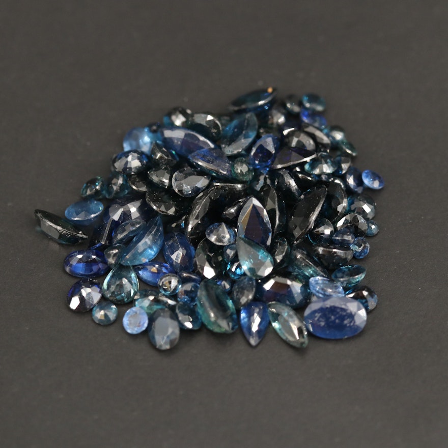 Loose 25.21 CTW Faceted Sapphires