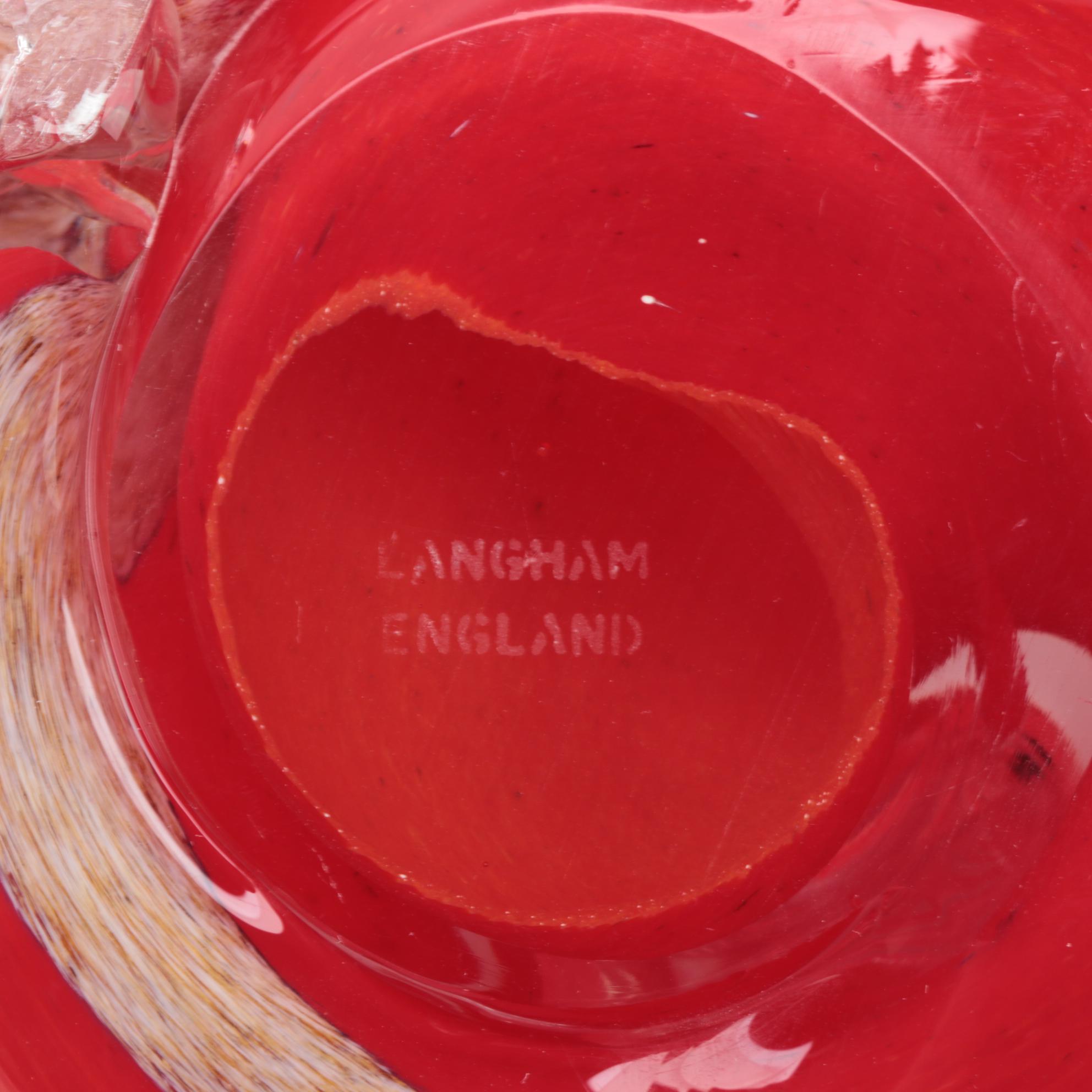 Langham Art Glass "Resting Fox" Figurine