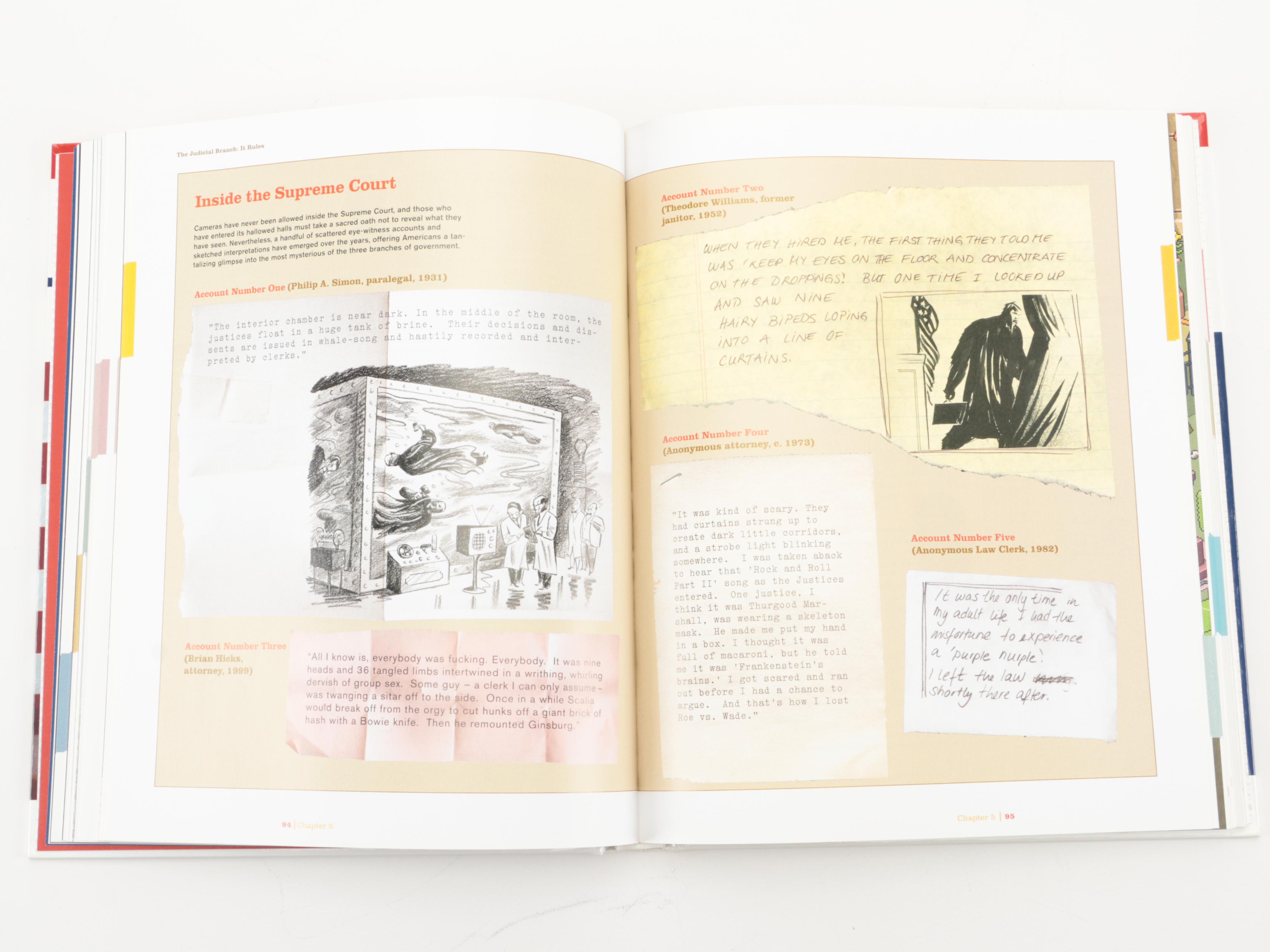 First Edition "America (The Book)" and "Earth (The Book)" by Jon Stewart