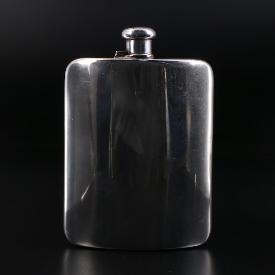 Tiffany & Co. Sterling Silver Flask, Early to Mid 20th Century