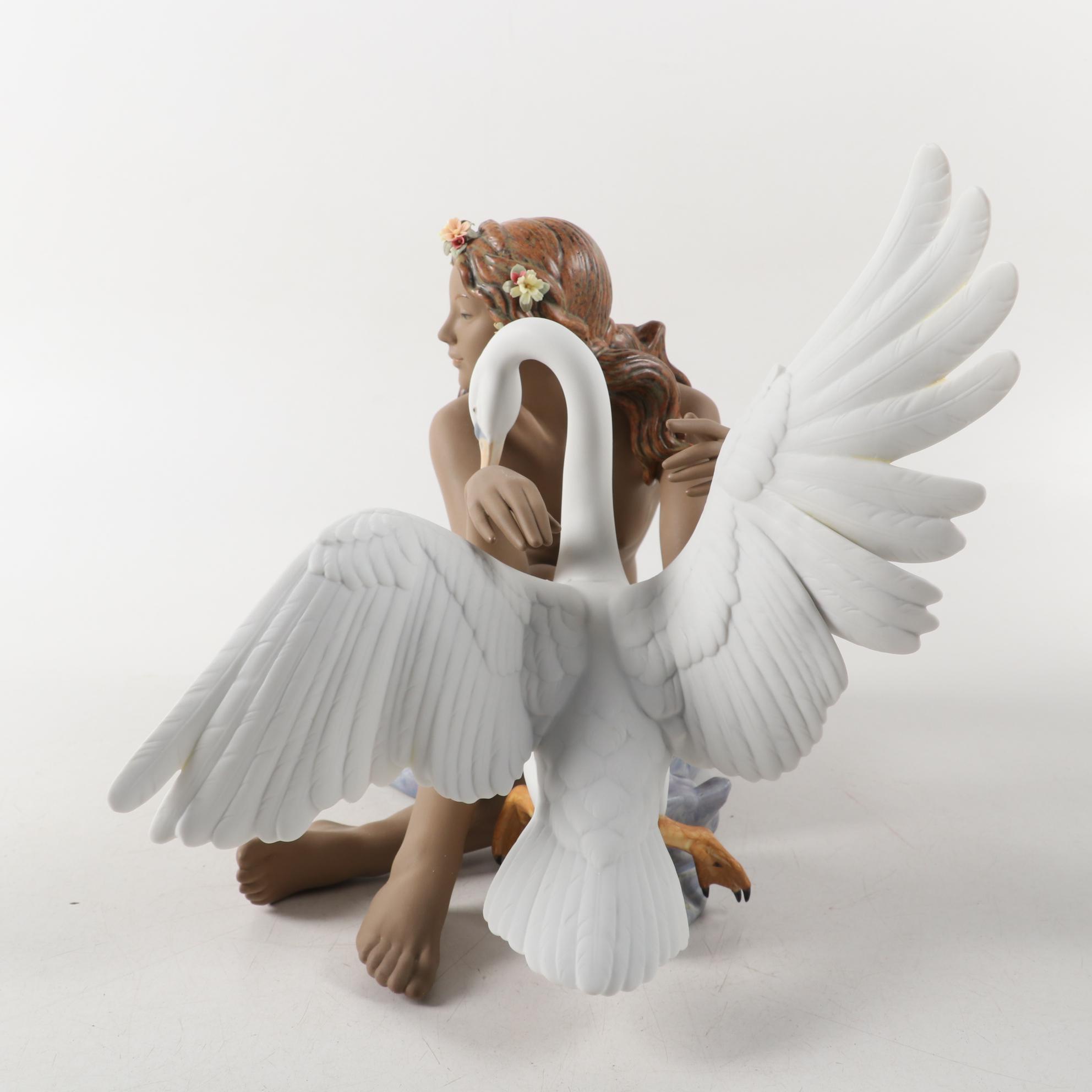 Lladró "Leda and the Swan" Porcelain Figurine, 2002